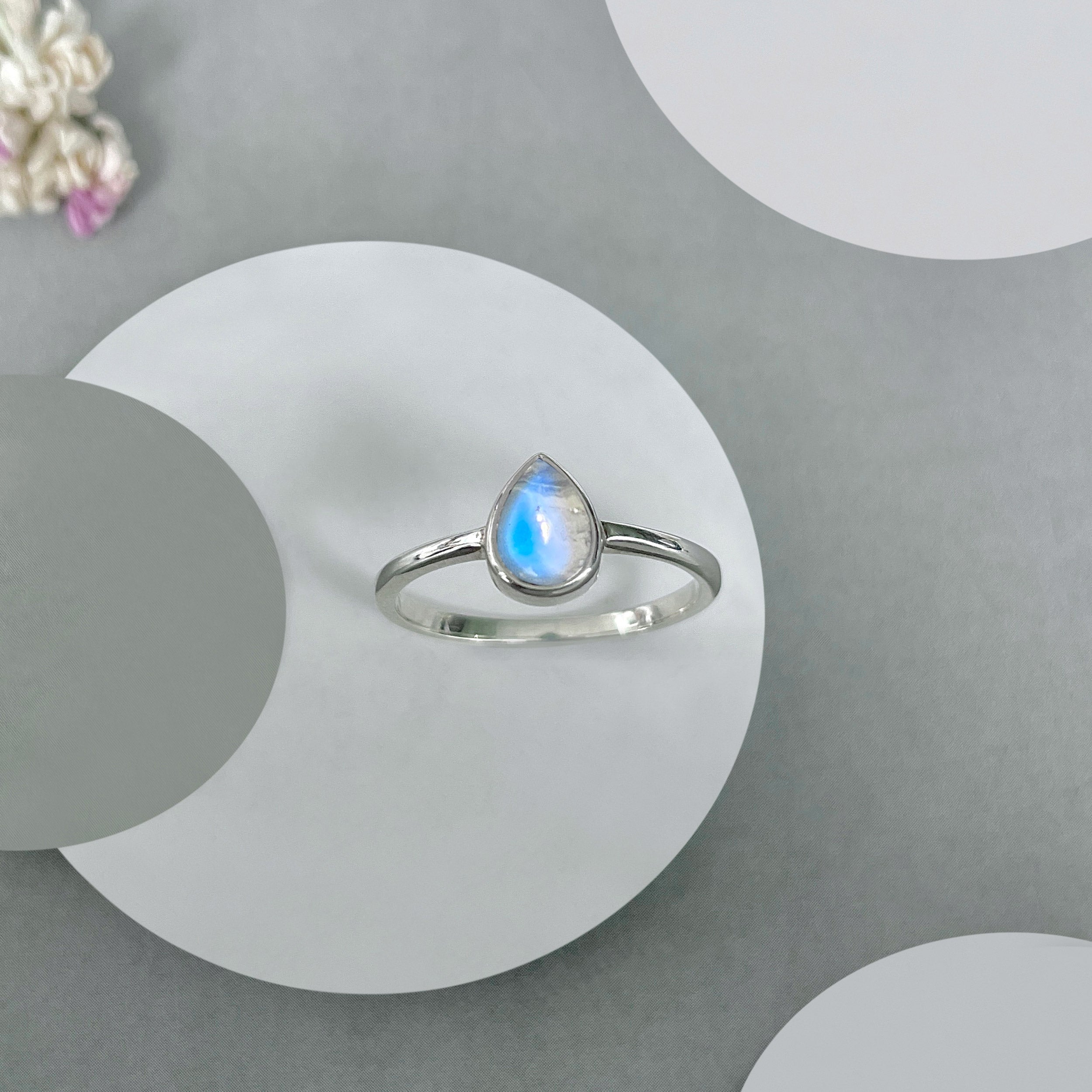 Moonstone Ring-(RBM-SR-2835.)