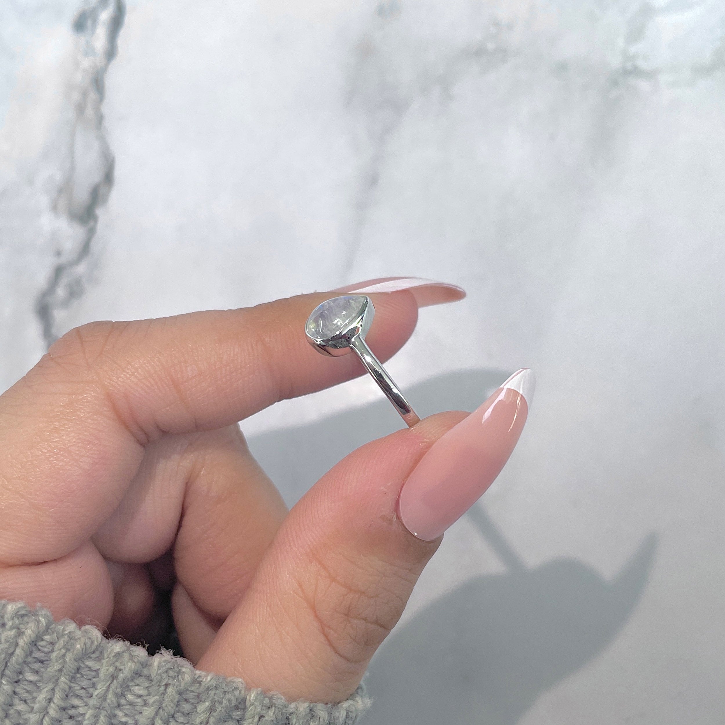 Moonstone Ring-(RBM-SR-2838.)