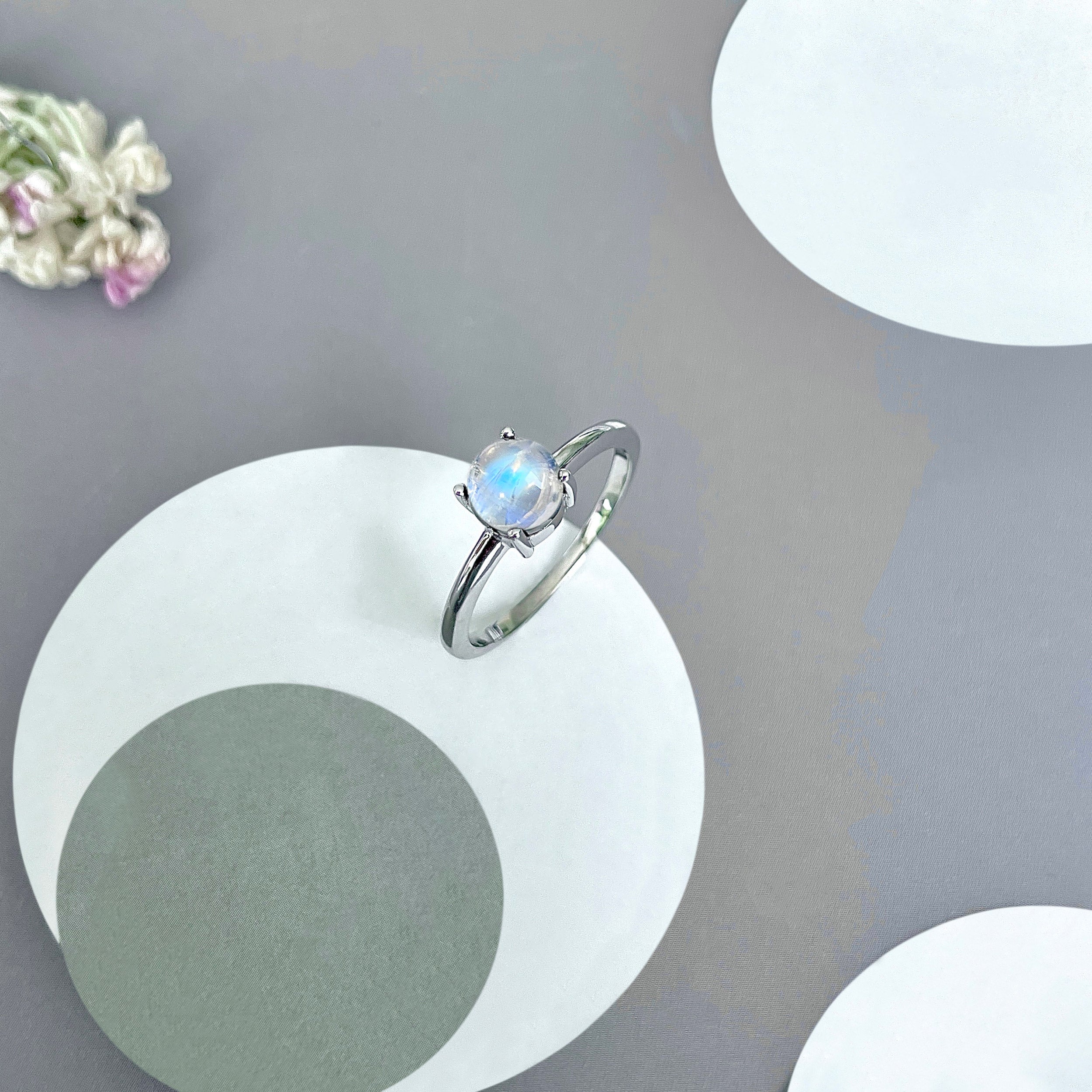 Moonstone Ring-(RBM-SR-3025.)