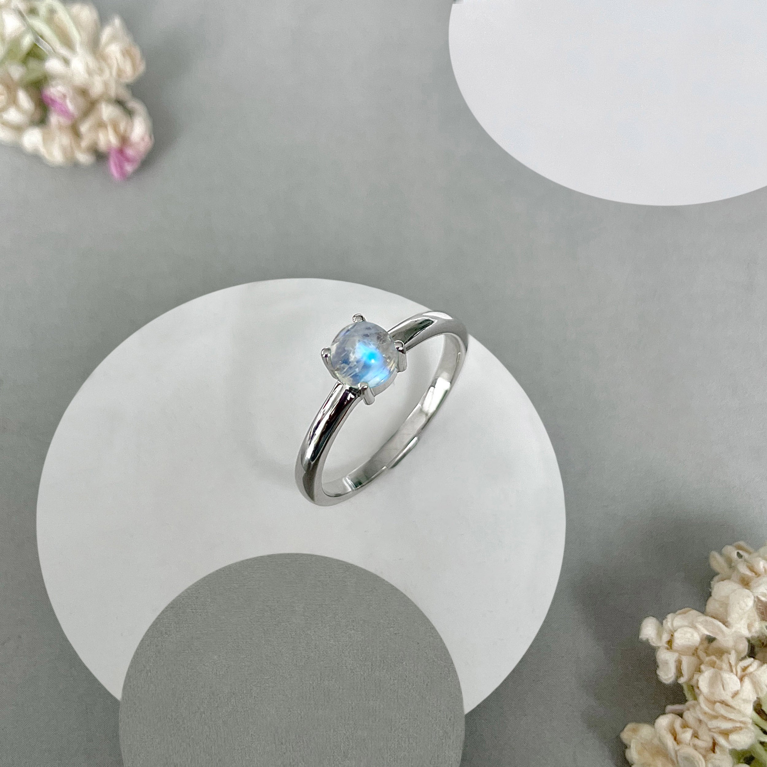 Moonstone Ring-(RBM-SR-3030.)
