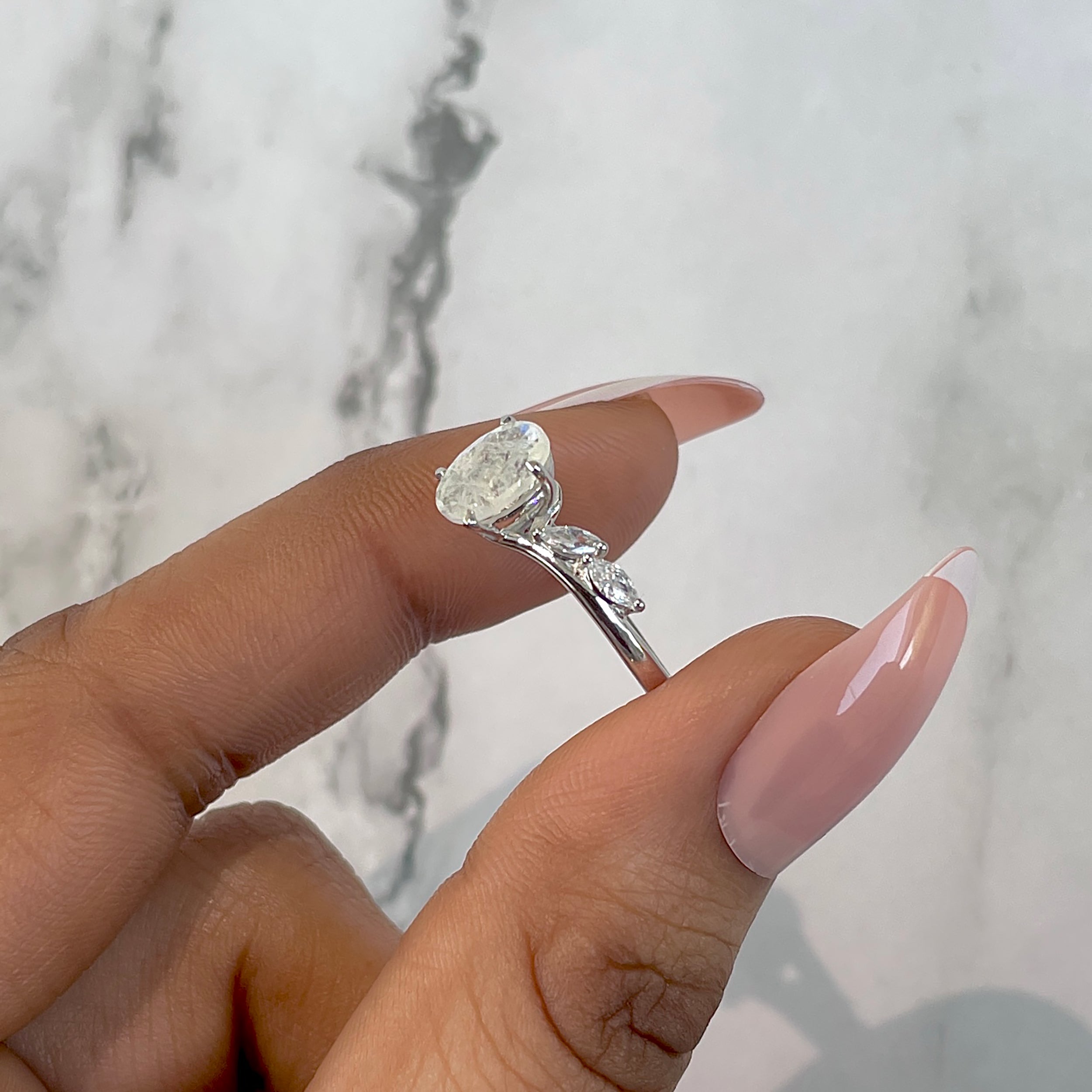 Moonstone Ring-(RBM-SR-3163.)