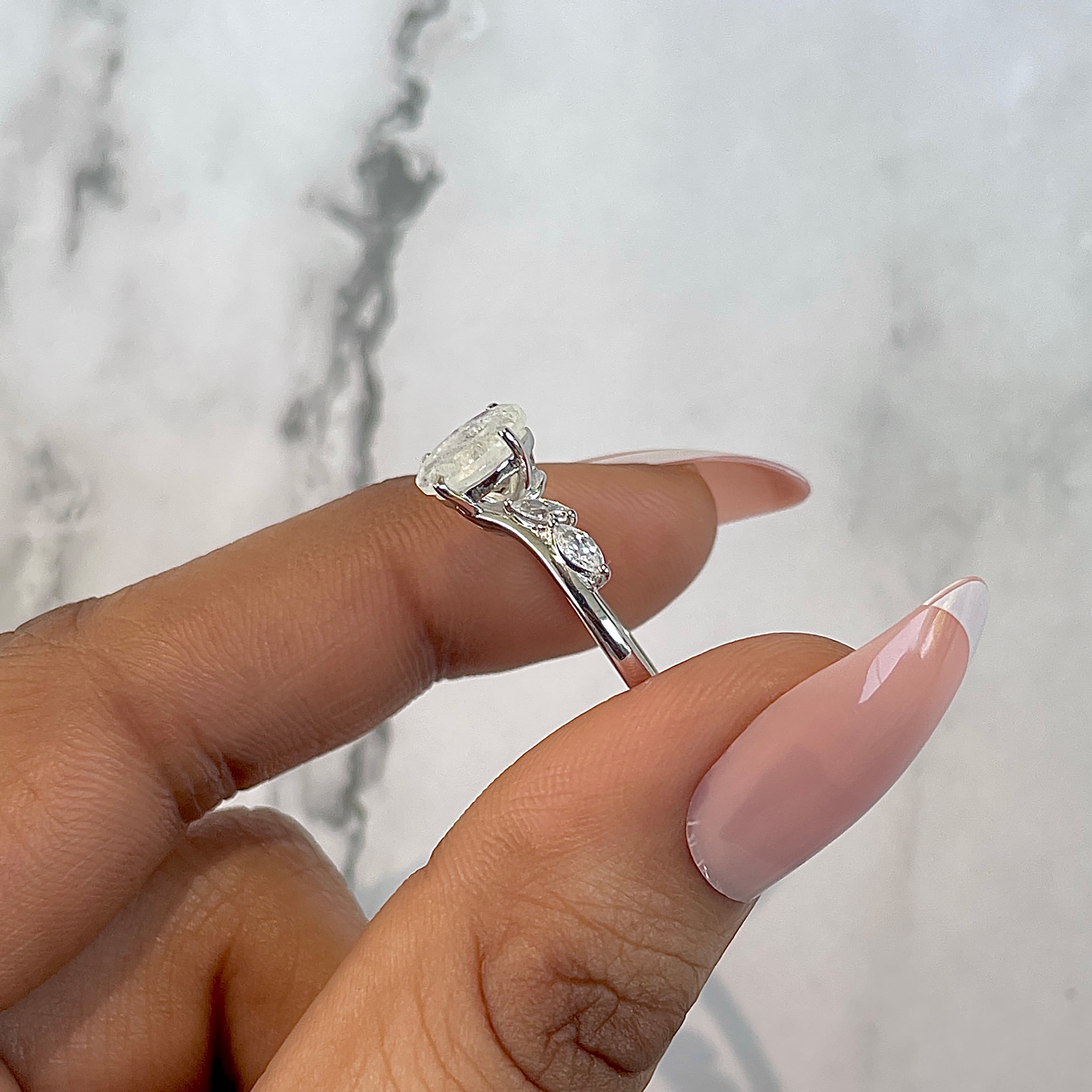 Moonstone Ring-(RBM-SR-3163.)