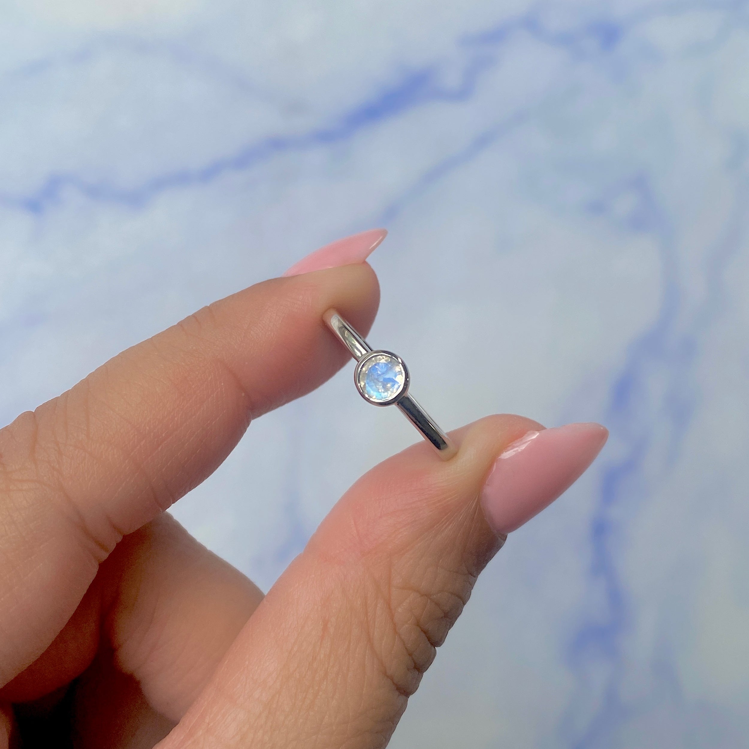 Moonstone Ring-(RBM-SR-3229.)