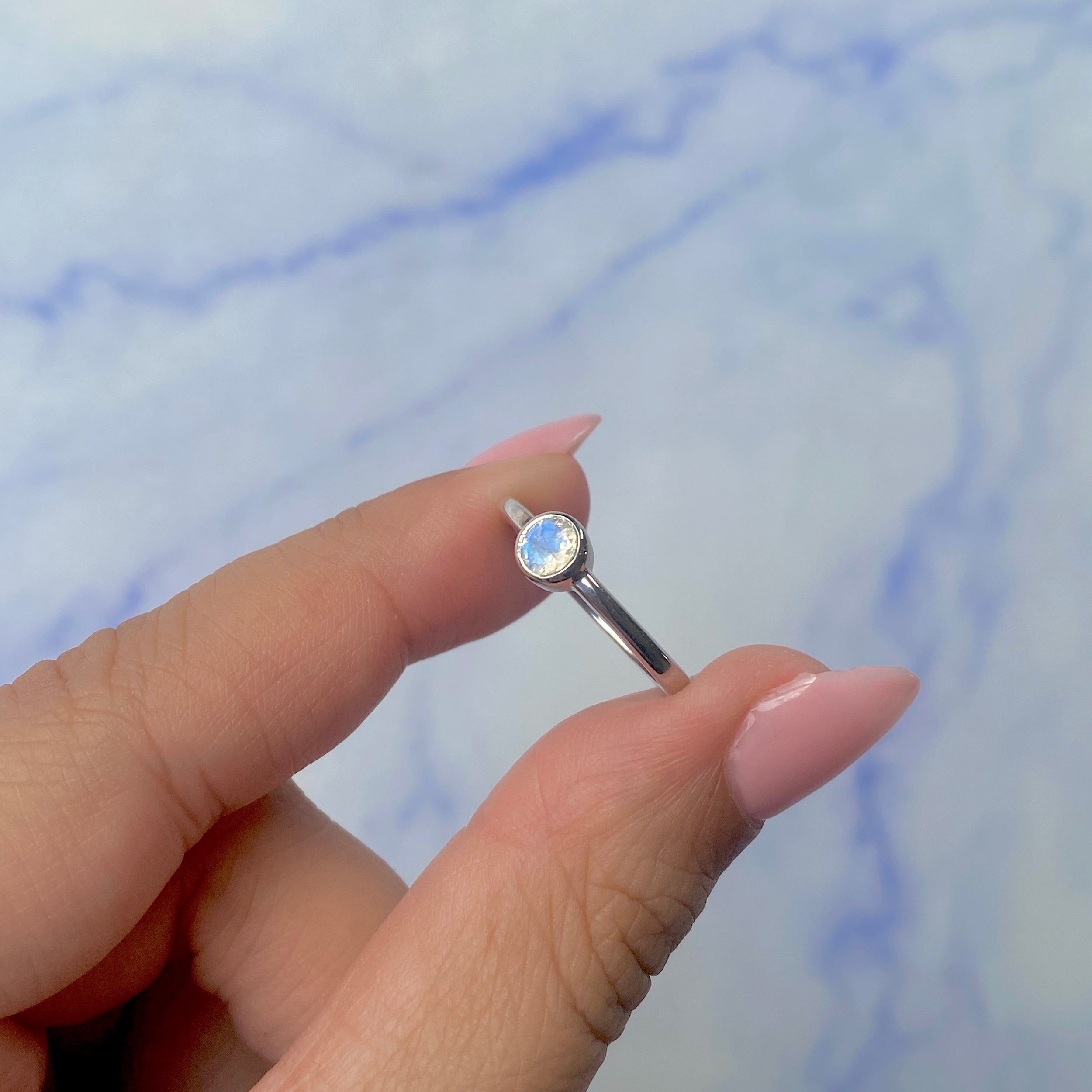 Moonstone Ring-(RBM-SR-3229.)