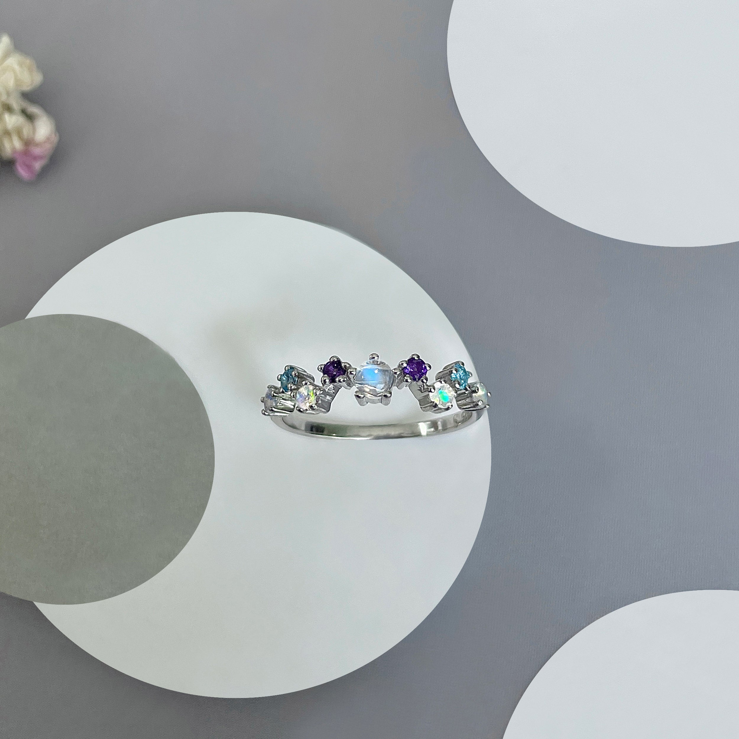Moonstone Ring-(RBM-SR-365.)
