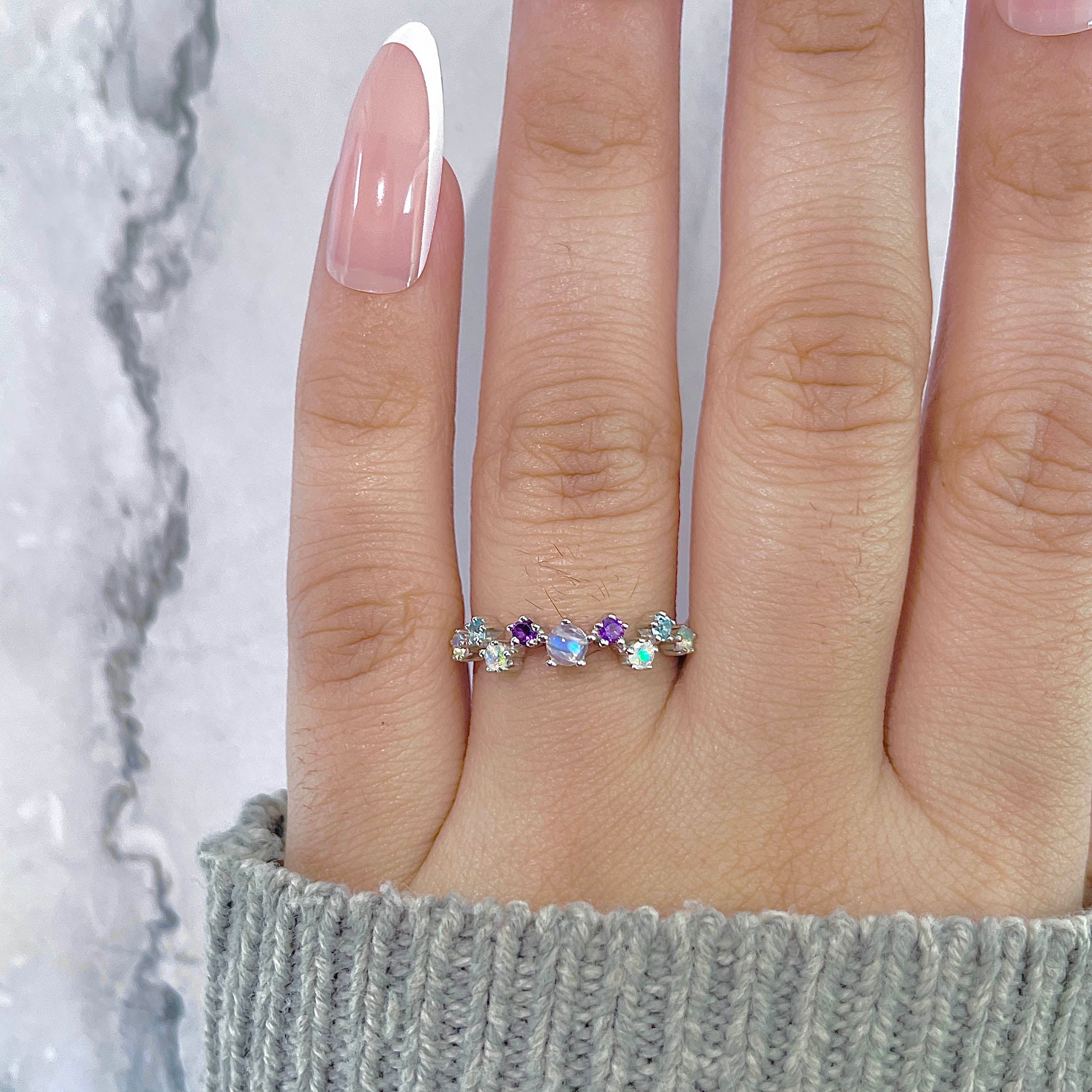 Moonstone Ring-(RBM-SR-365.)