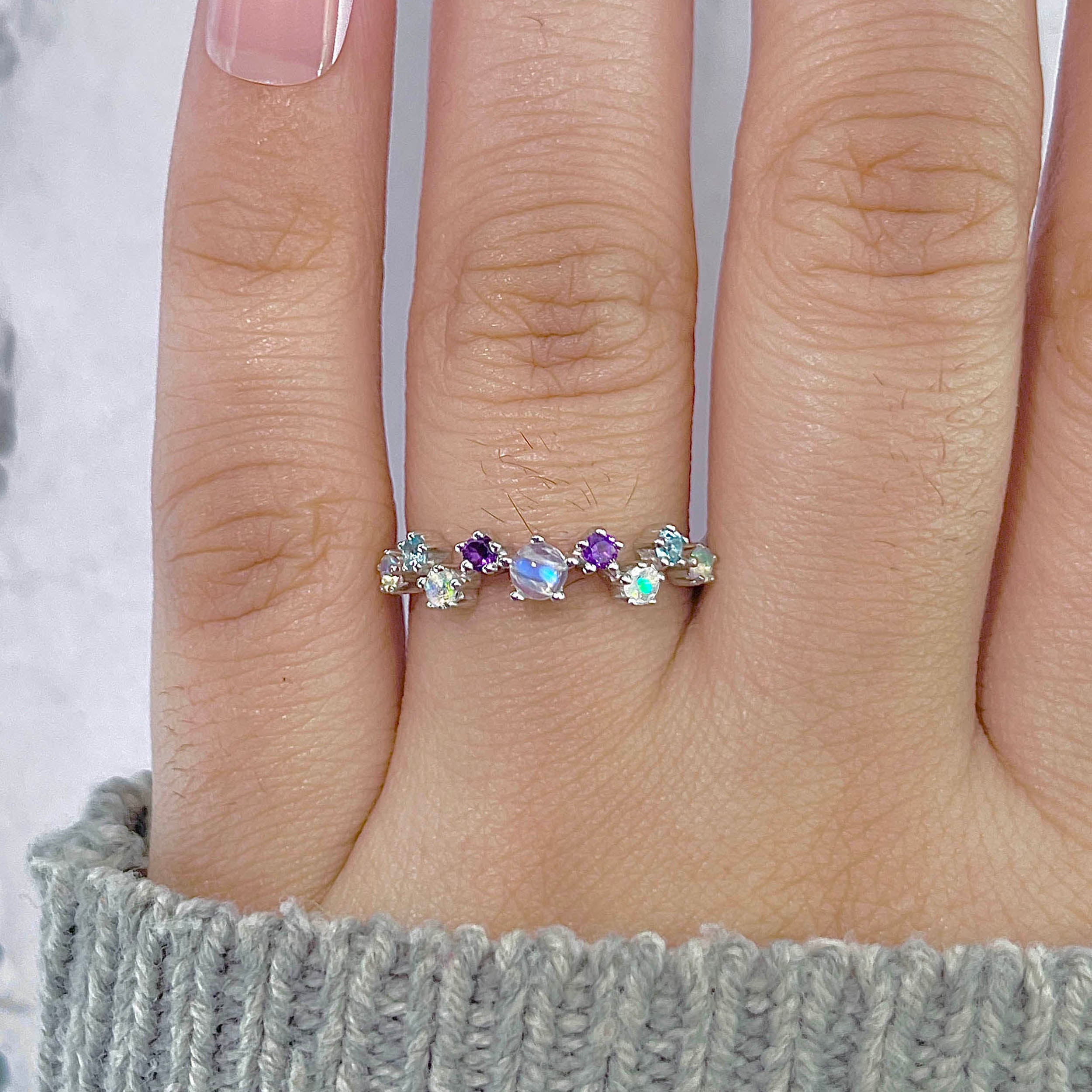 Moonstone Ring-(RBM-SR-365.)
