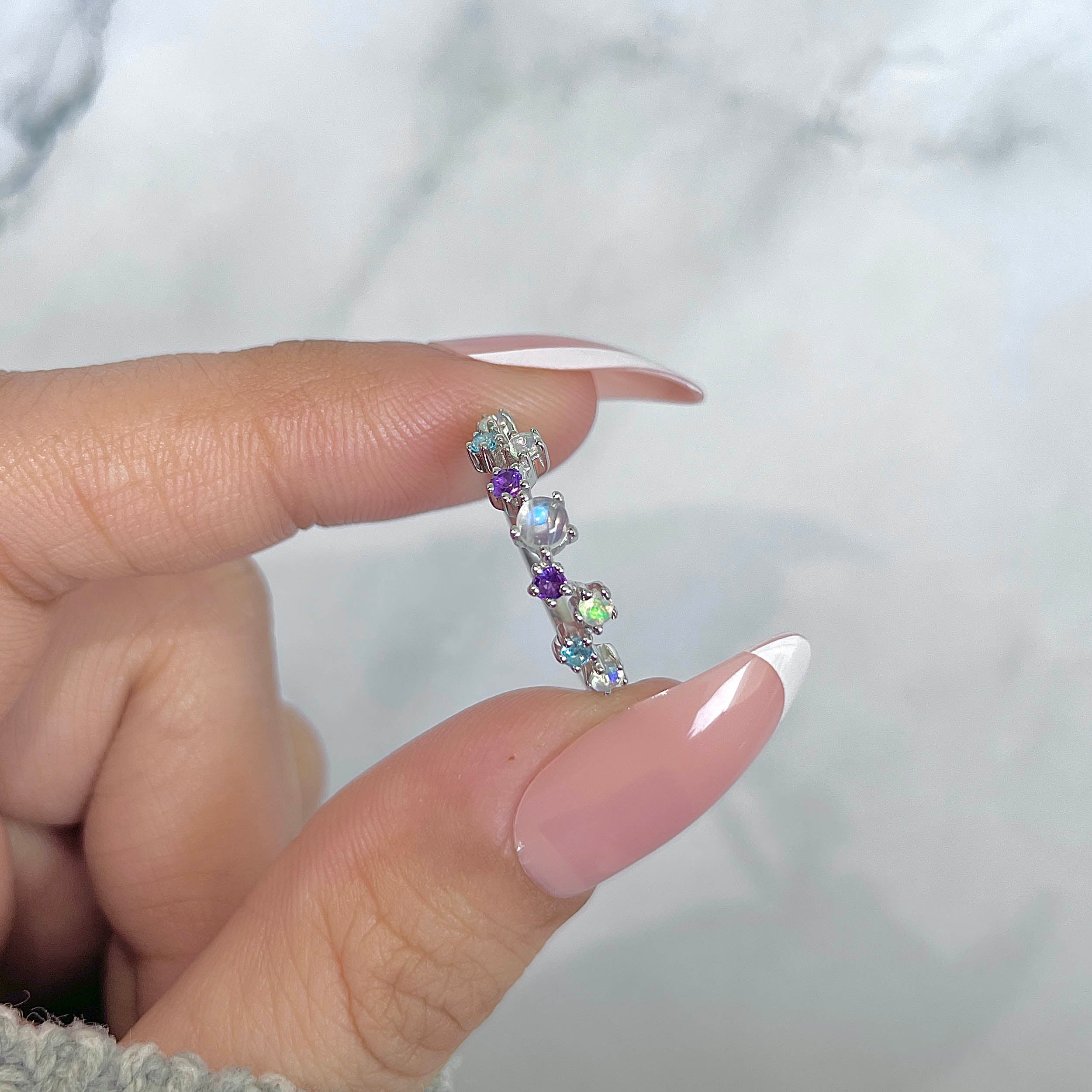 Moonstone Ring-(RBM-SR-365.)