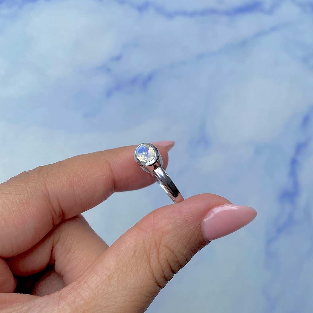 Moonstone Ring-(RBM-SR-4026.)
