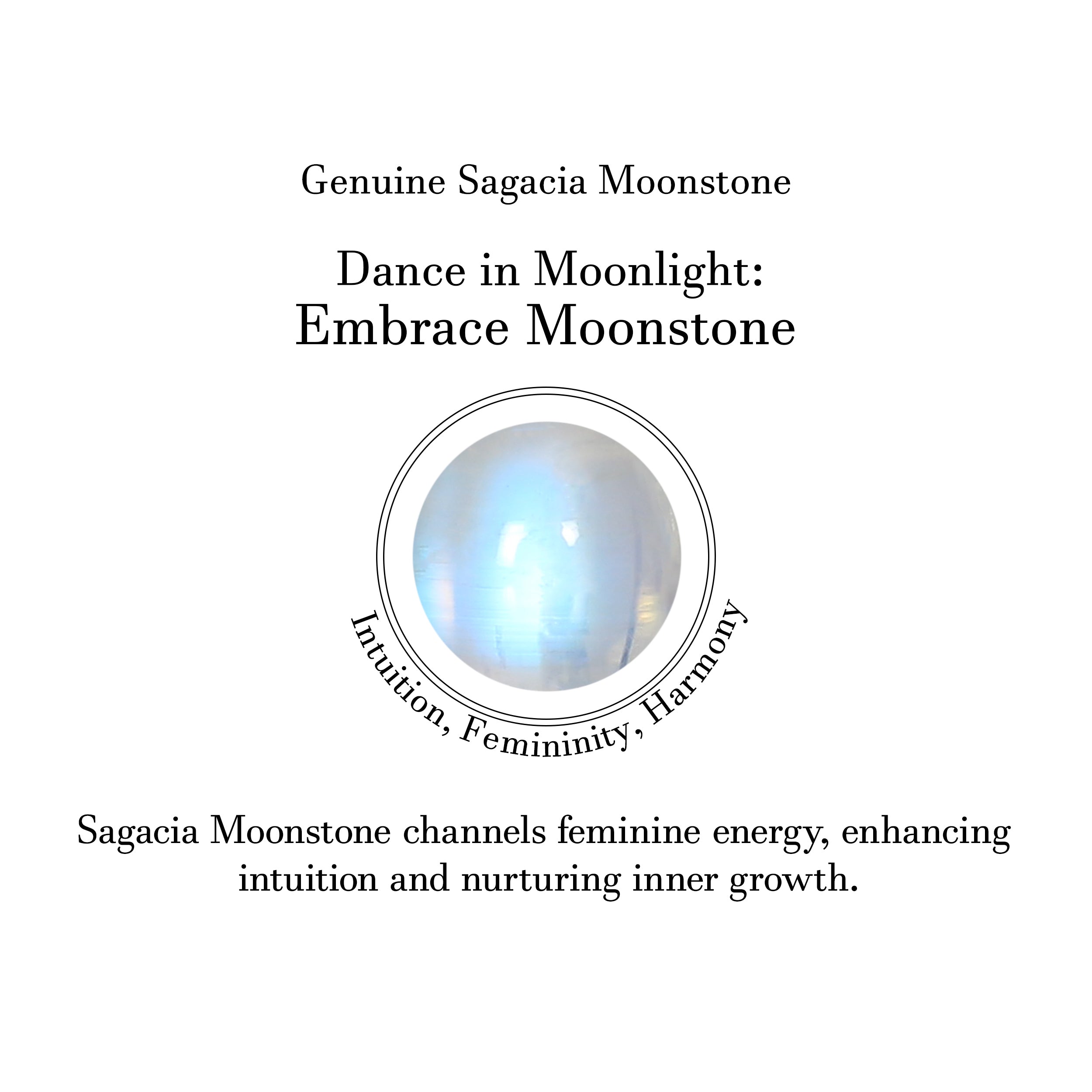 Moonstone & White Topaz Necklace-(RBM-RDN-75.)