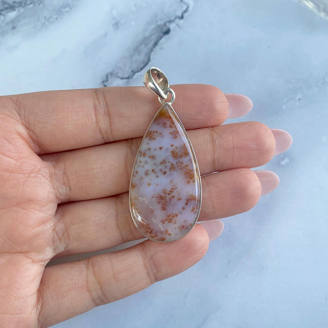Russian Dendritic Agate Pendant-(RDA-P-18.)