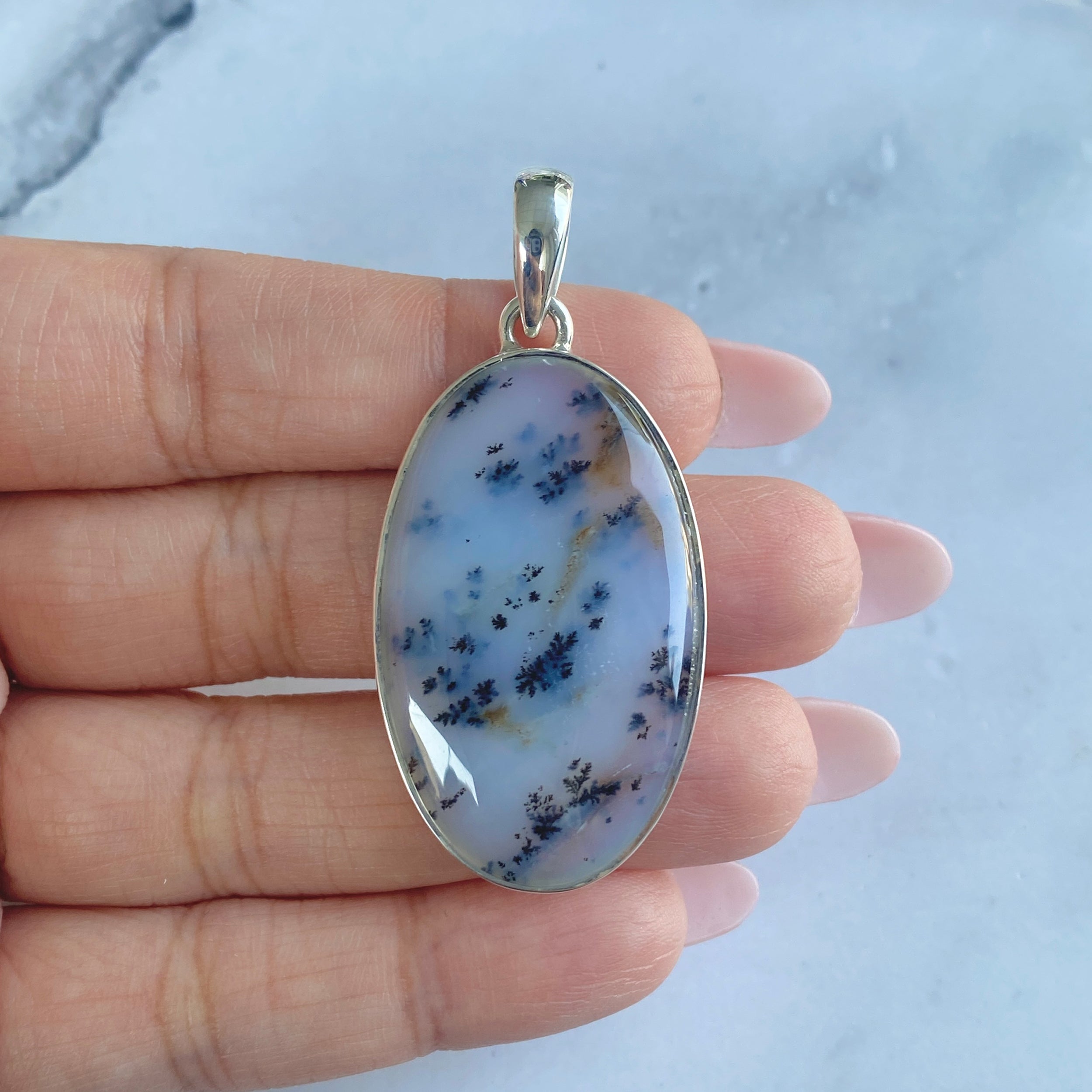 Russian Dendritic Agate Pendant-(RDA-P-2.)