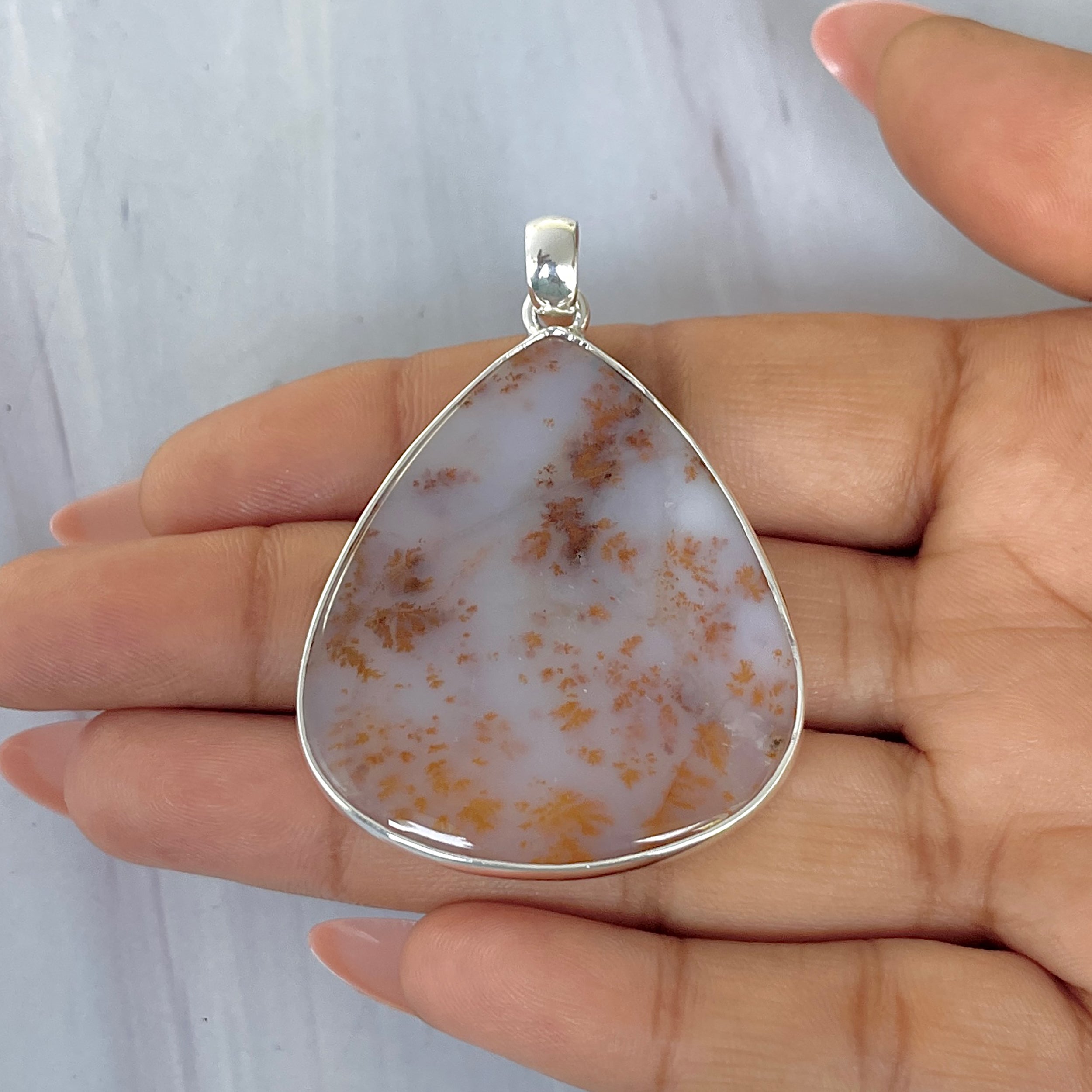 Russian Dendritic Agate Pendant-(RDA-P-41.)
