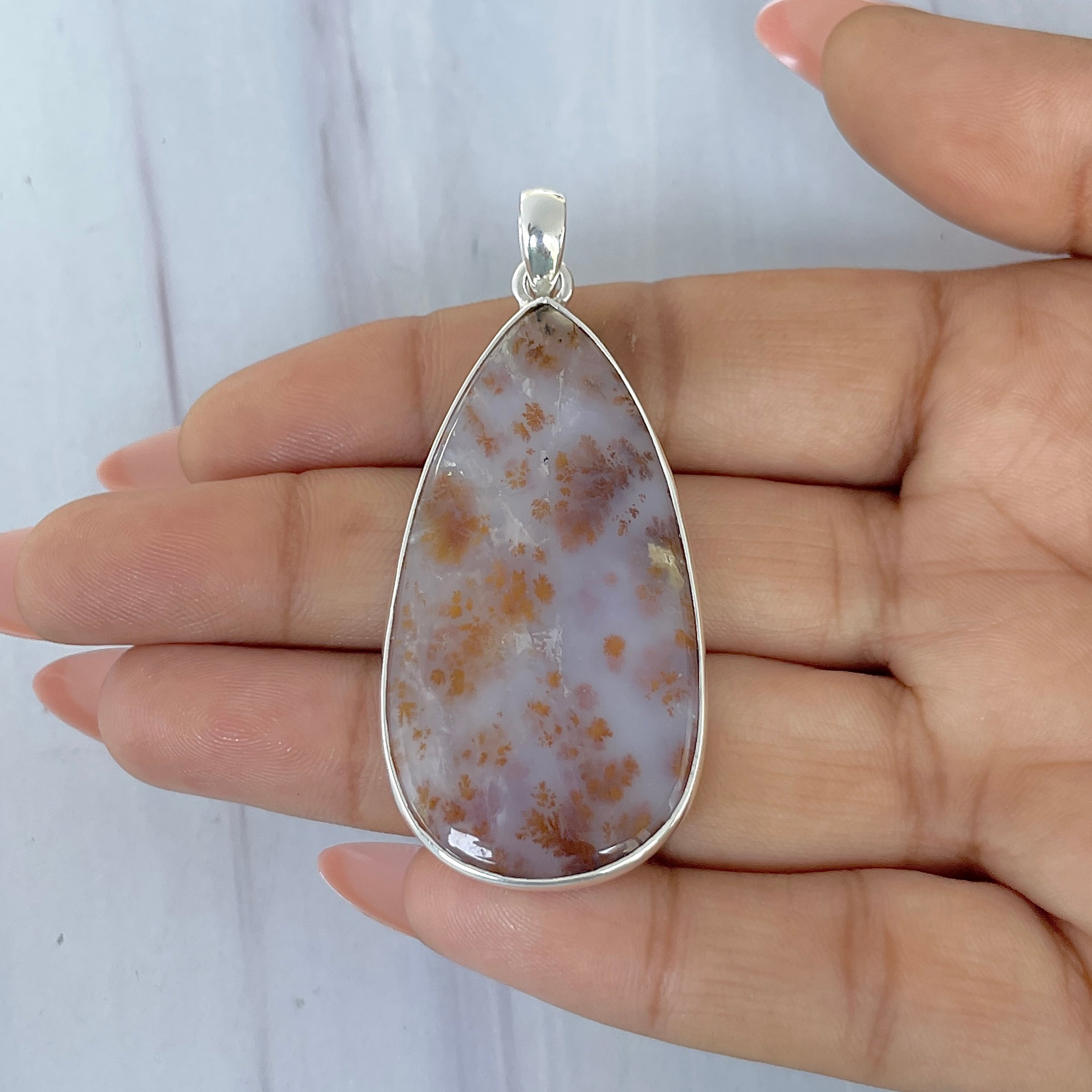Russian Dendritic Agate Pendant-(RDA-P-44.)