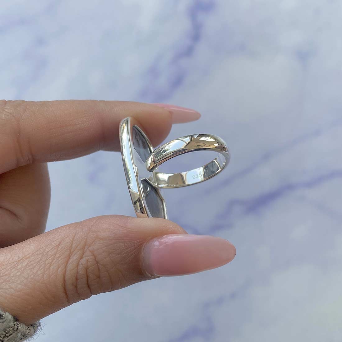 Russian Dendritic Agate Adjustable Ring-(RDA-R-11.)