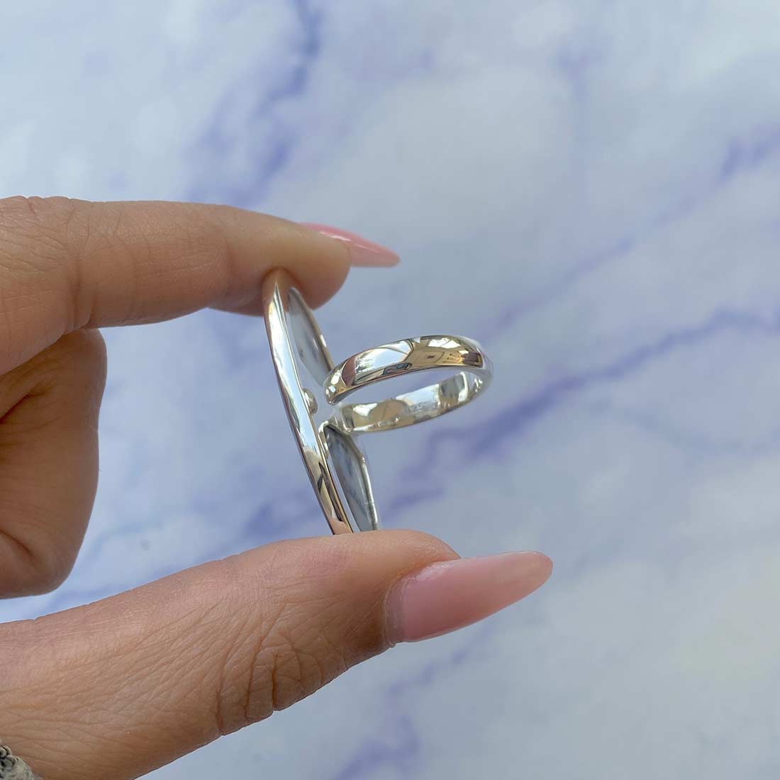 Russian Dendritic Agate Adjustable Ring-(RDA-R-12.)