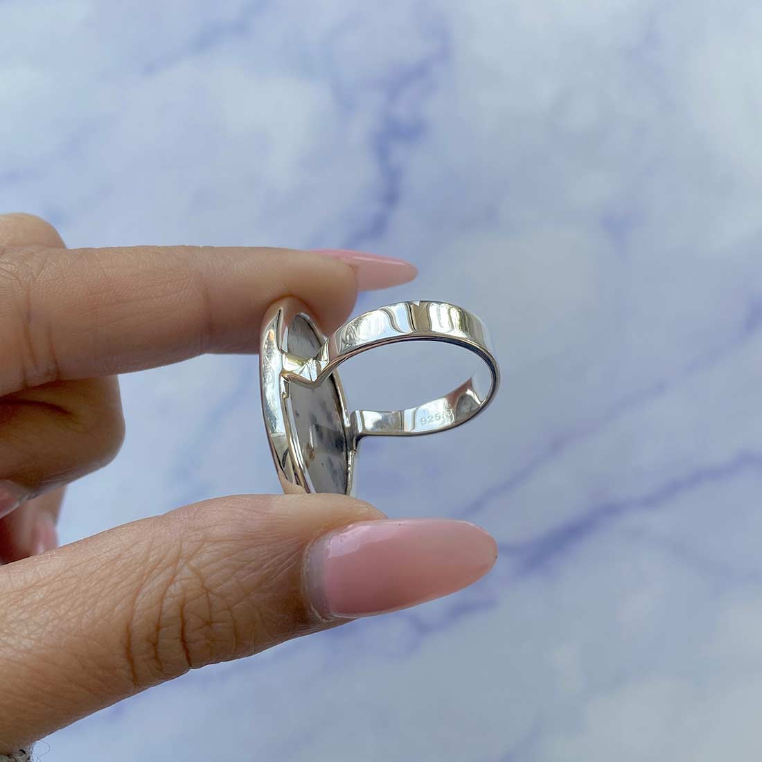 Russian Dendritic Agate Ring-(RDA-R-31.)