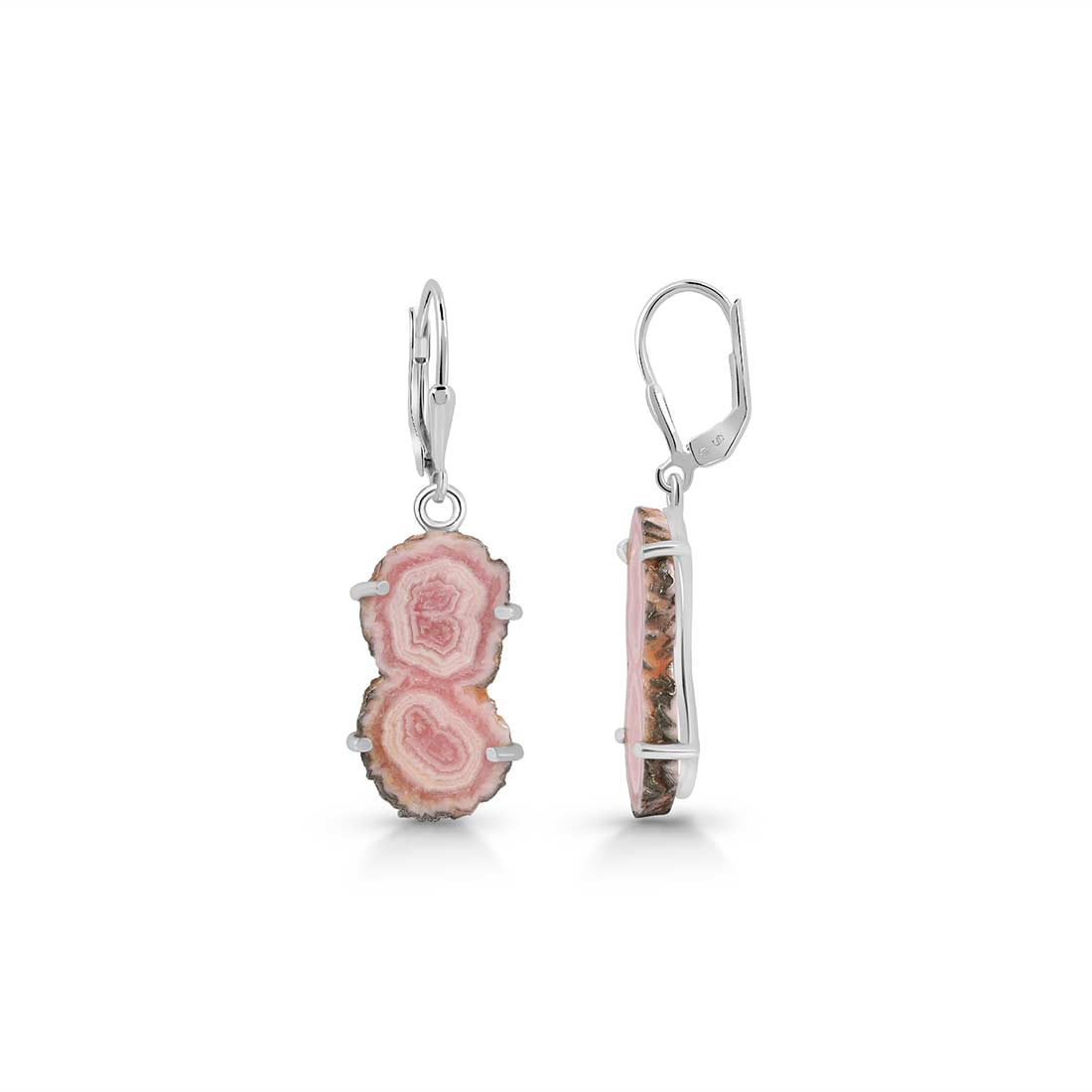 Rhodochrosite Stalactite Earring-(RDC-E-104.)