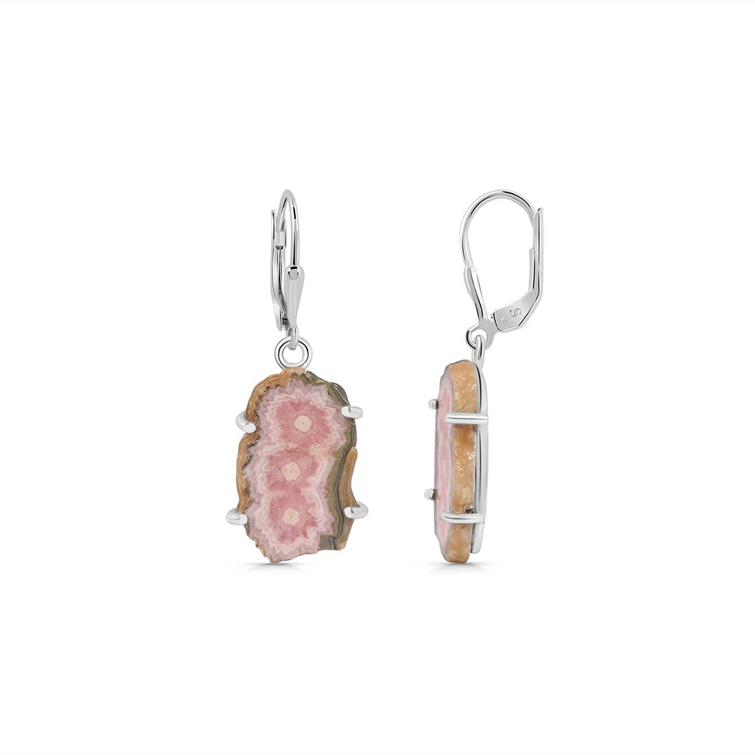 Rhodochrosite Stalactite Earring-(RDC-E-108.)