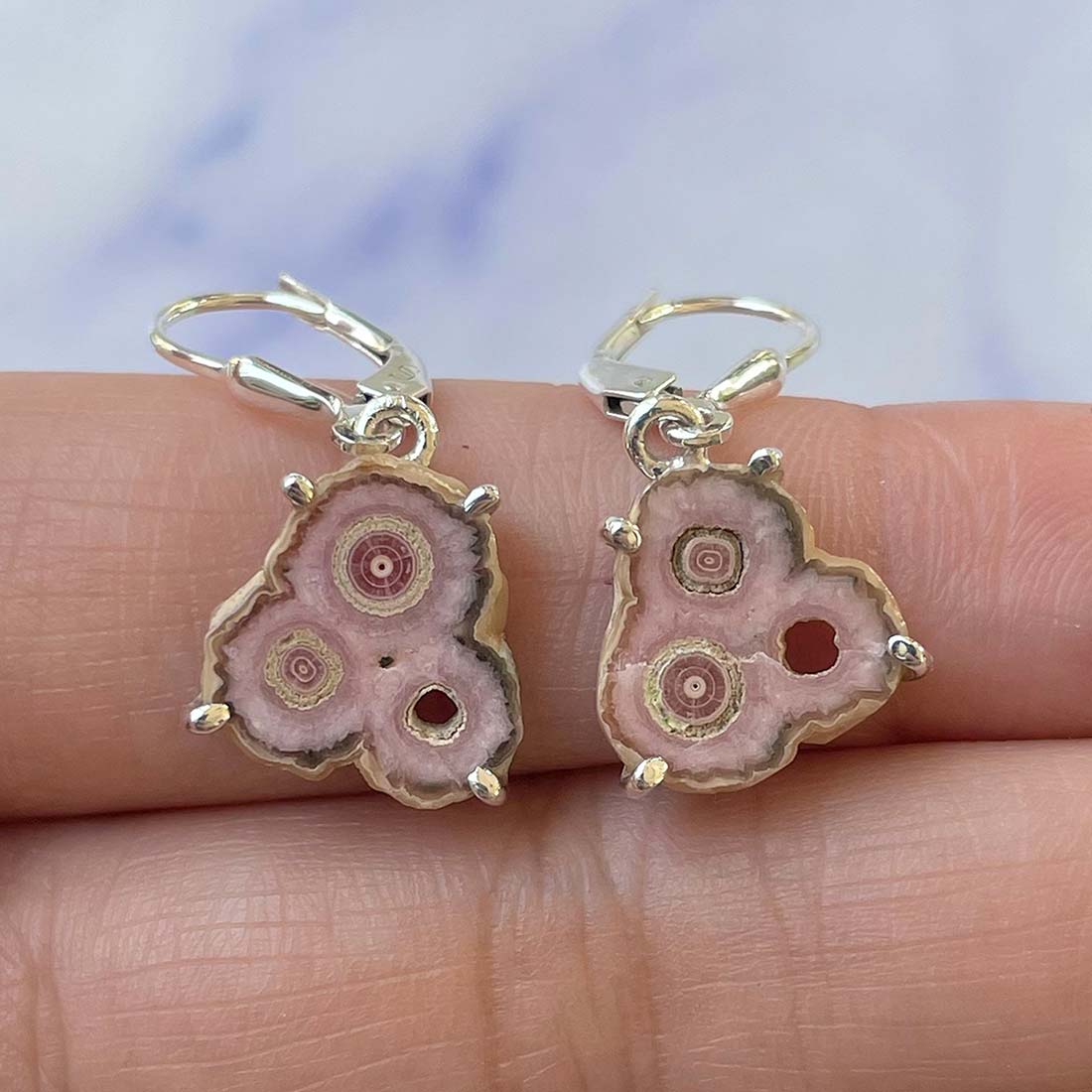 Rhodochrosite Stalactite Earring-(RDC-E-109.)