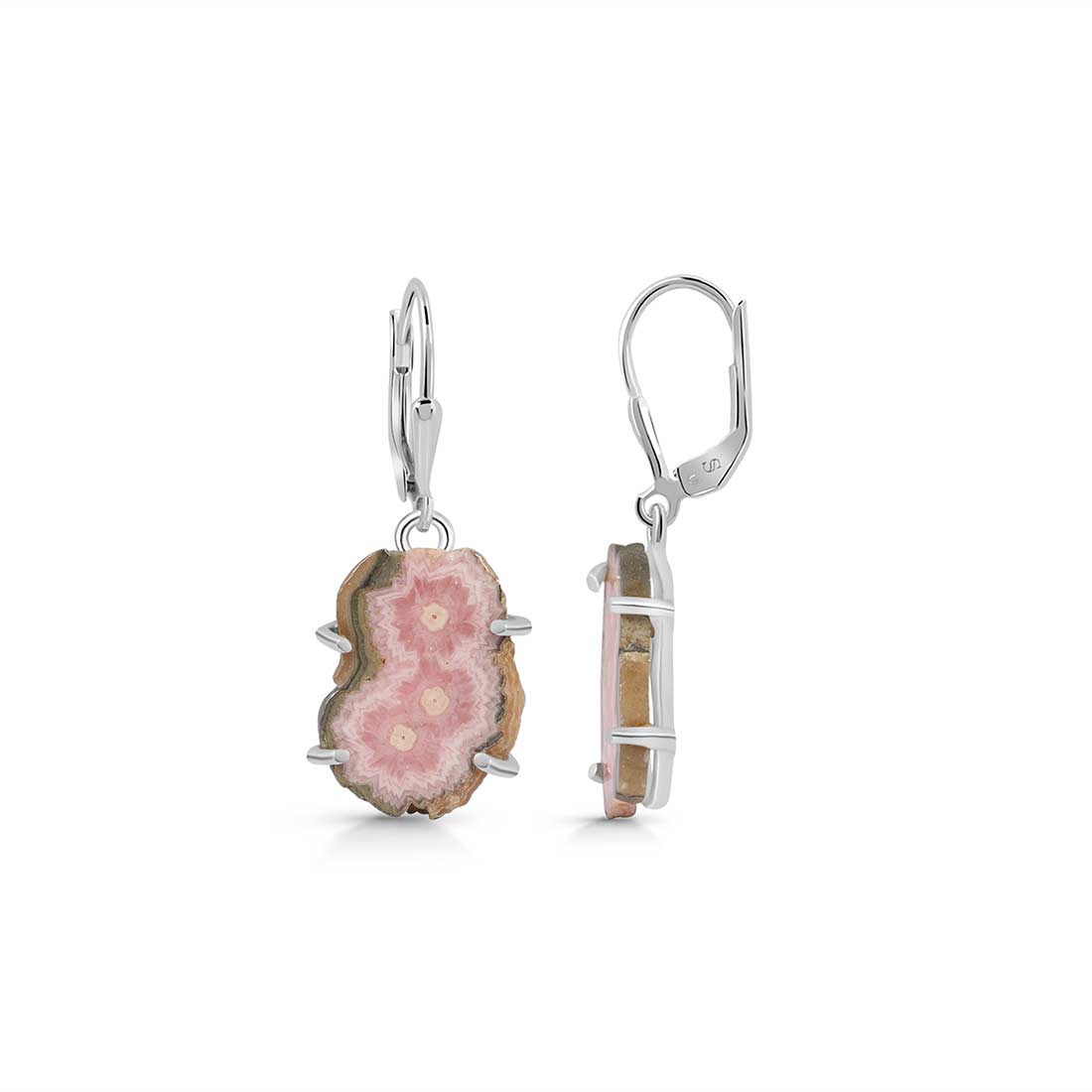 Rhodochrosite Stalactite Earring-(RDC-E-111.)