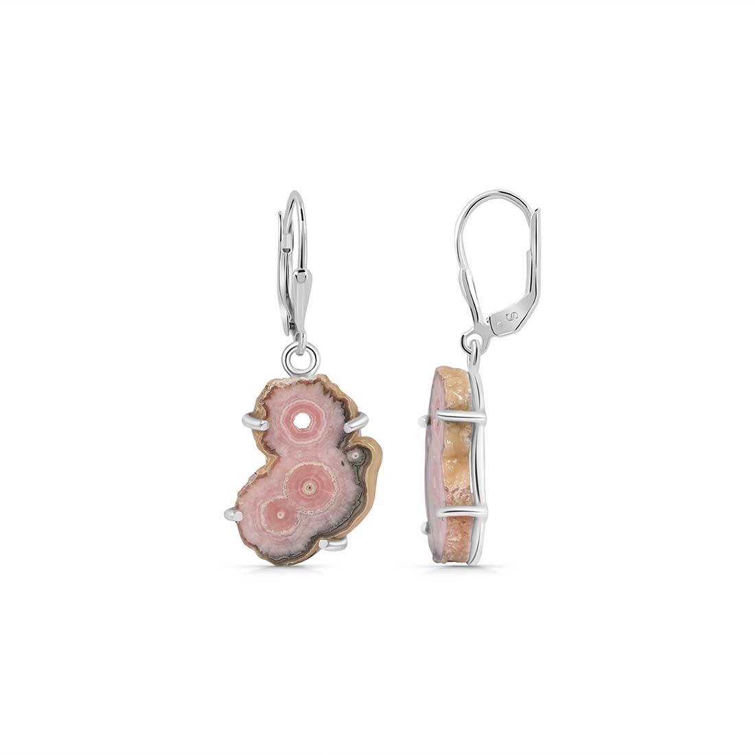 Rhodochrosite Stalactite Earring-(RDC-E-114.)