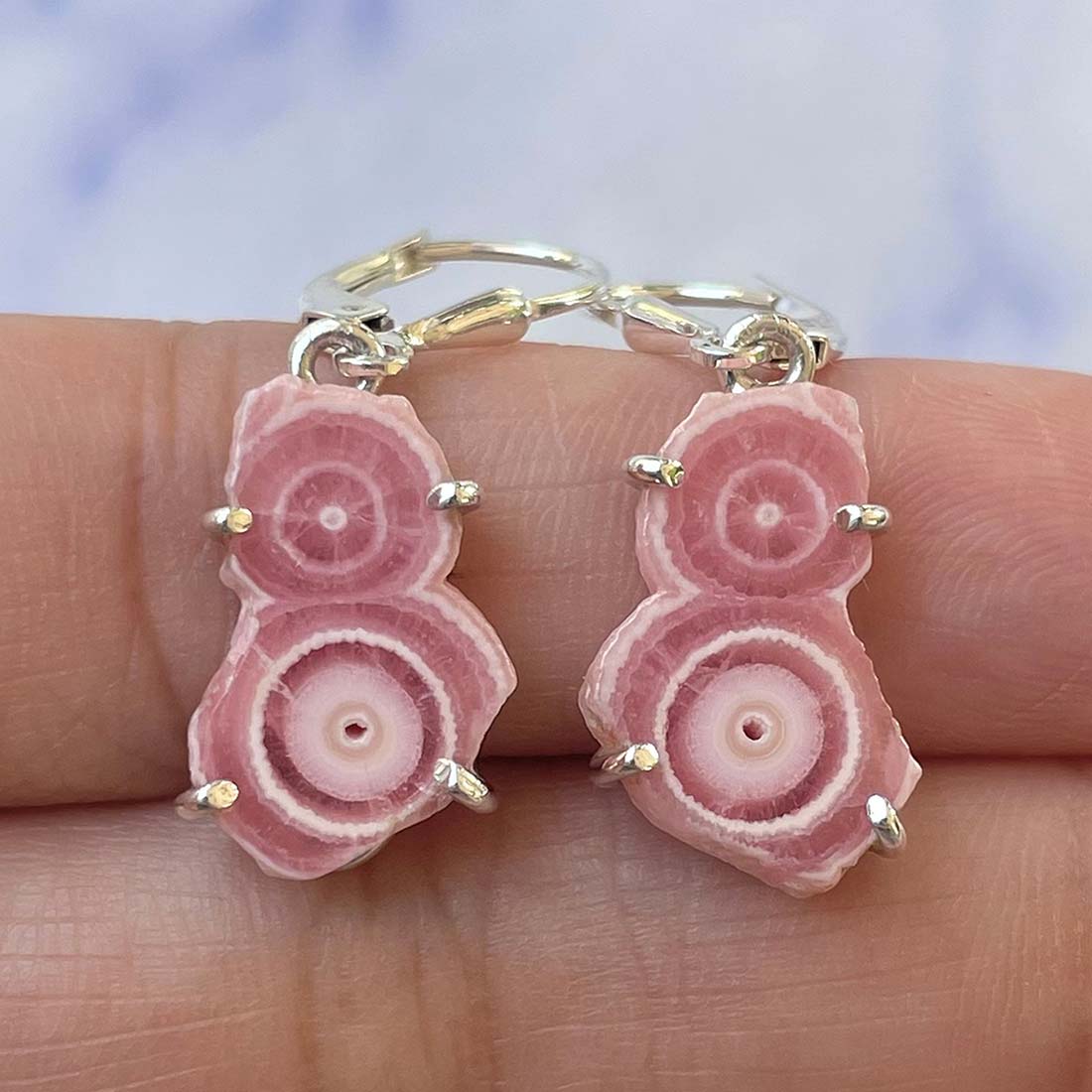 Rhodochrosite Stalactite Earring-(RDC-E-117.)