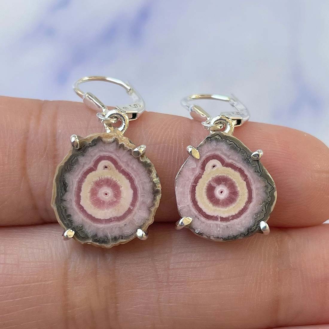 Rhodochrosite Stalactite Earring-(RDC-E-118.)