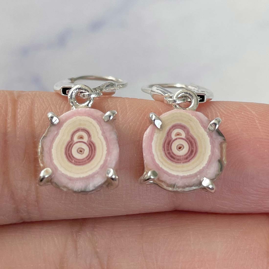 Rhodochrosite Stalactite Earring-(RDC-E-120.)