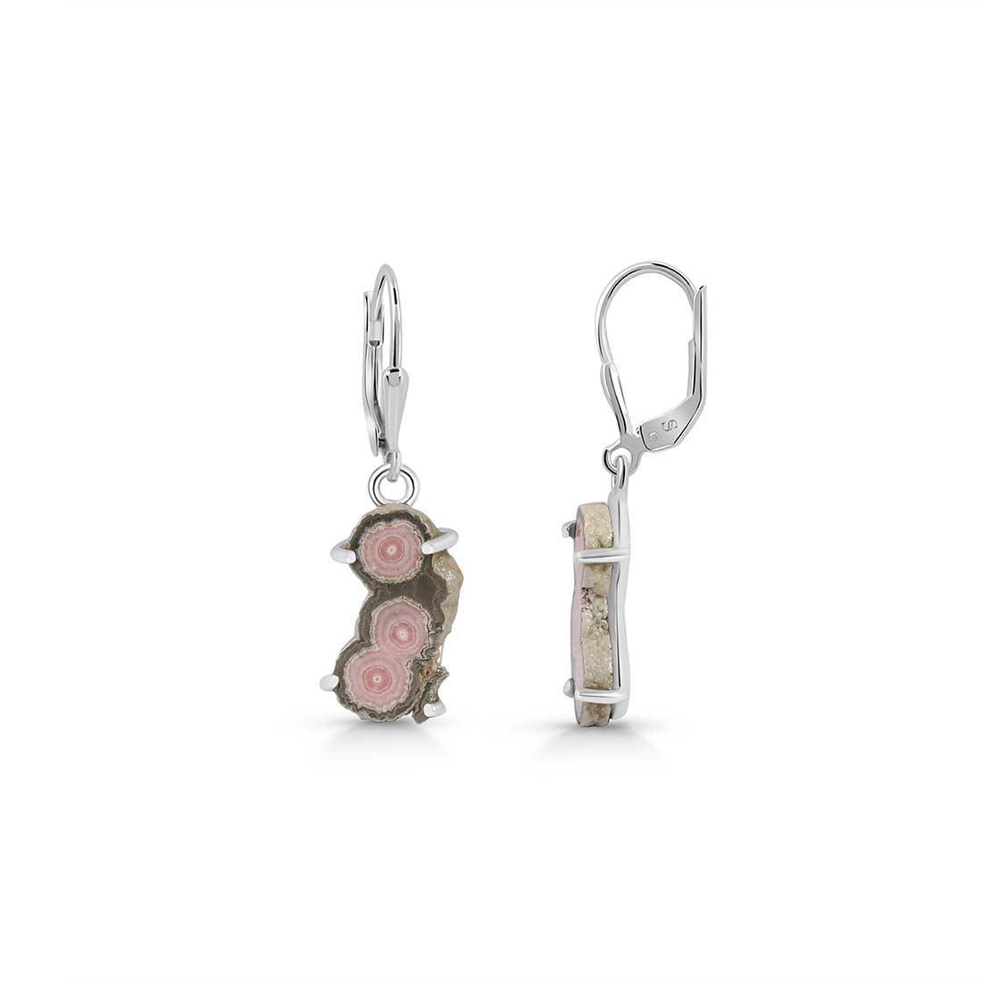 Rhodochrosite Stalactite Earring-(RDC-E-122.)