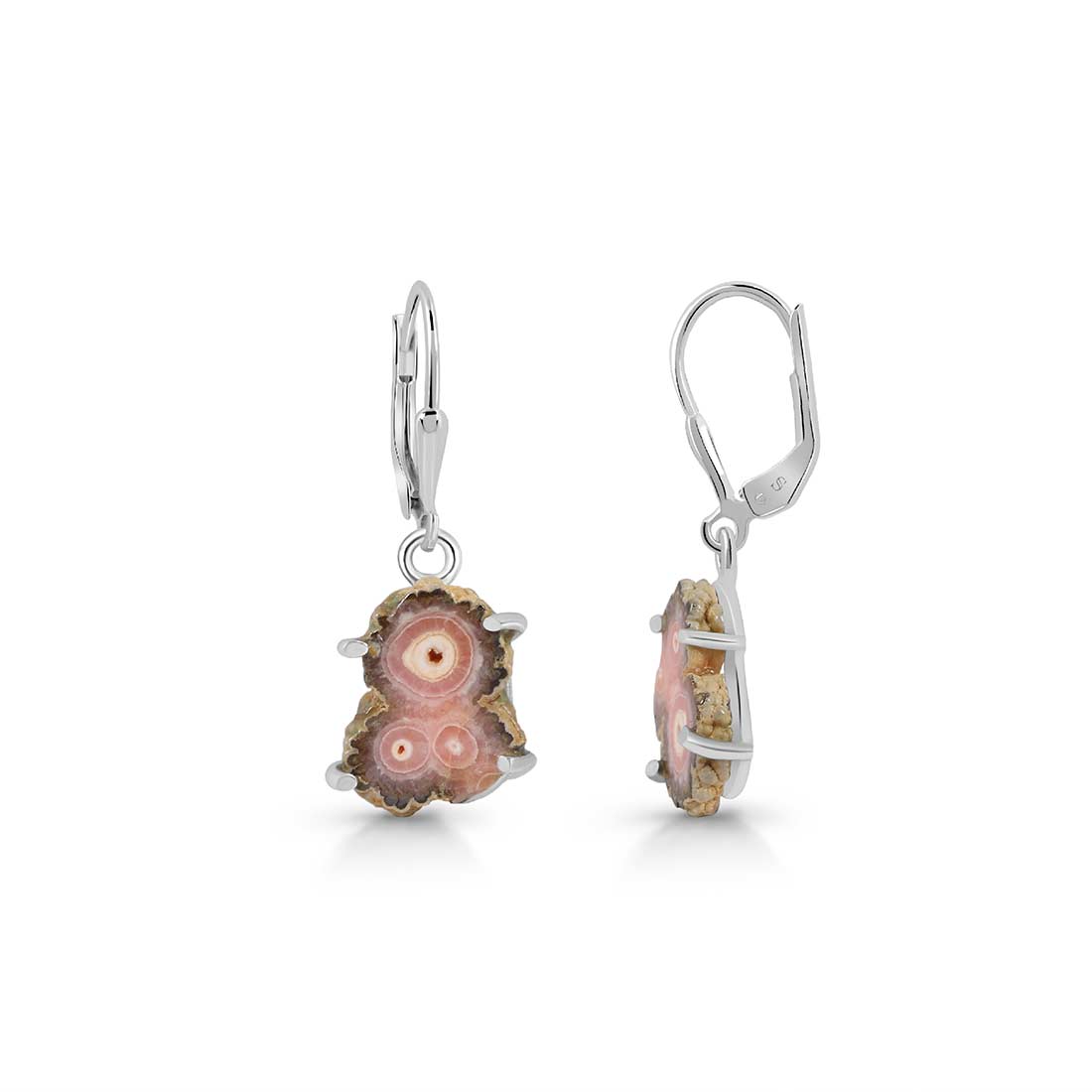 Rhodochrosite Stalactite Earring-(RDC-E-123.)