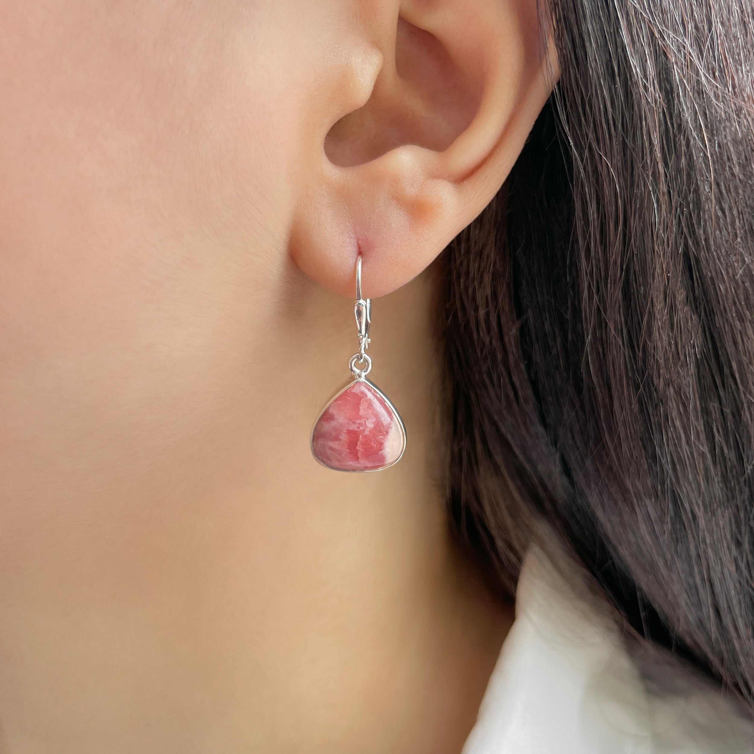 Rhodochrosite Earring-(RDC-E-169.)