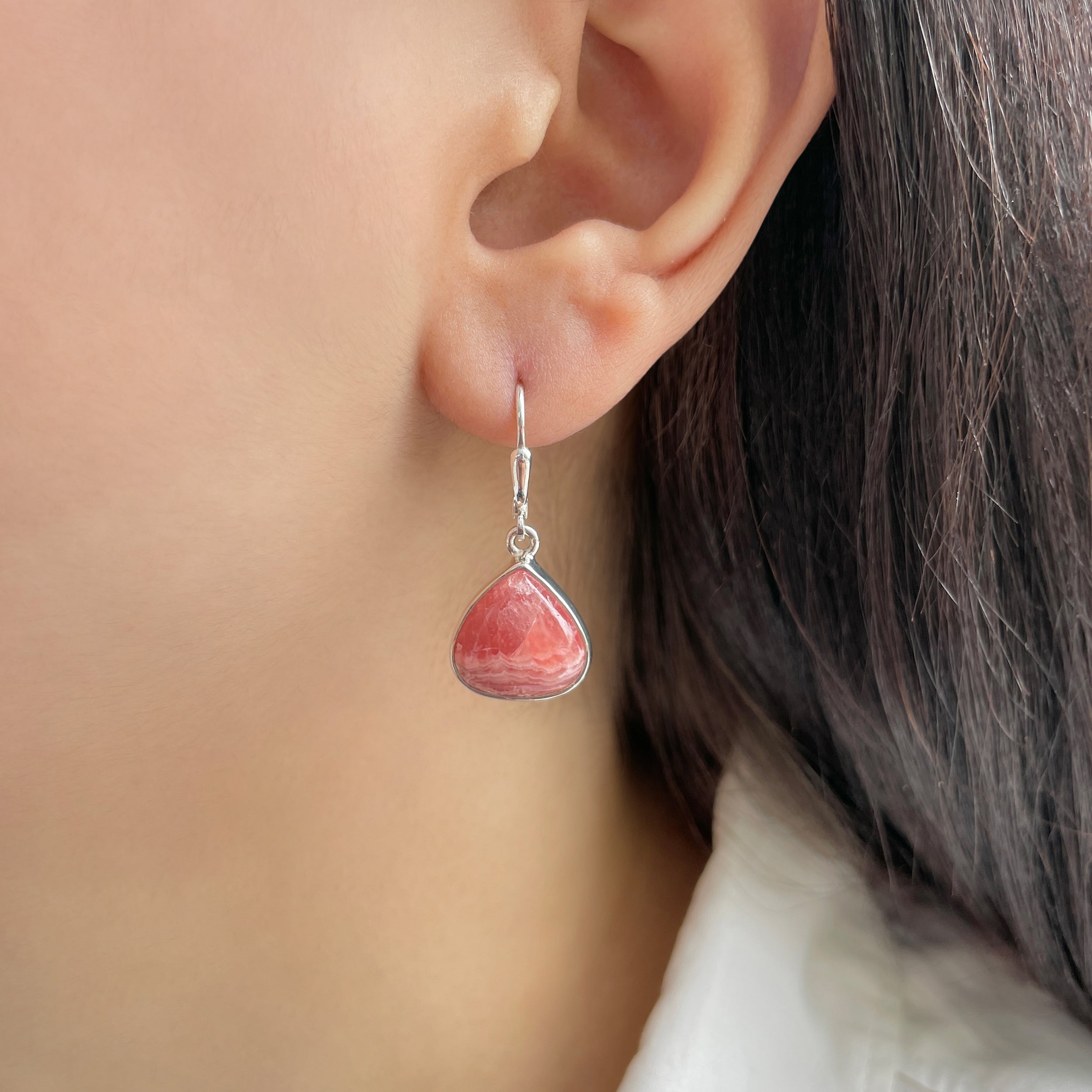 Rhodochrosite Earring-(RDC-E-170.)