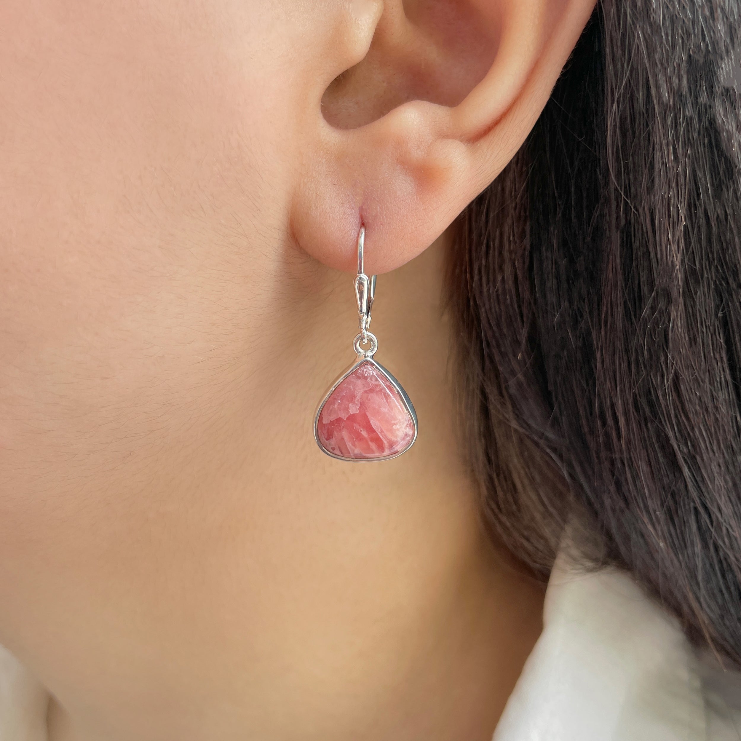 Rhodochrosite Earring-(RDC-E-178.)