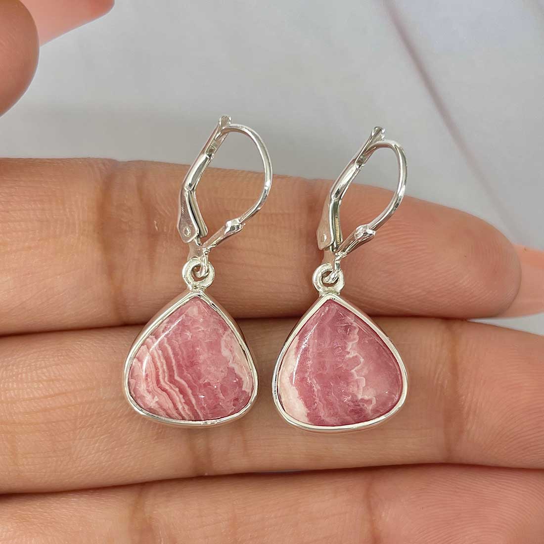 Rhodochrosite Earring-(RDC-E-183.)