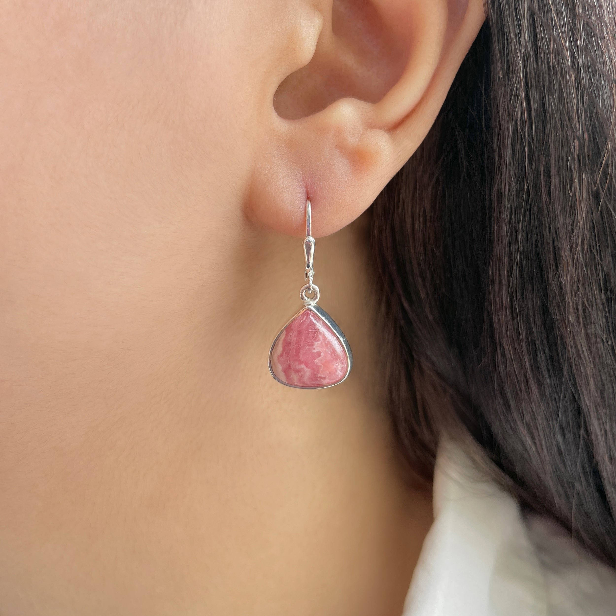 Rhodochrosite Earring-(RDC-E-183.)