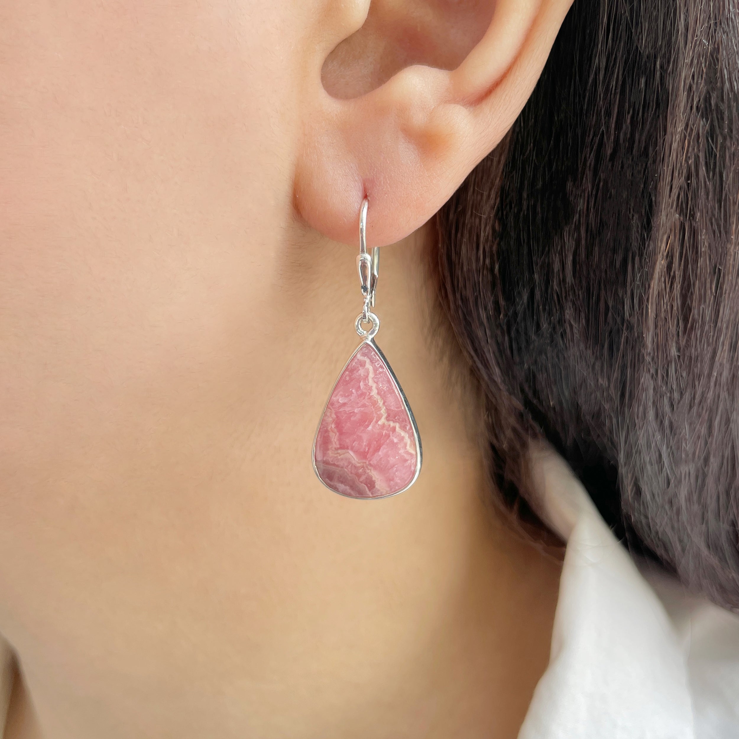 Rhodochrosite Earring-(RDC-E-193.)