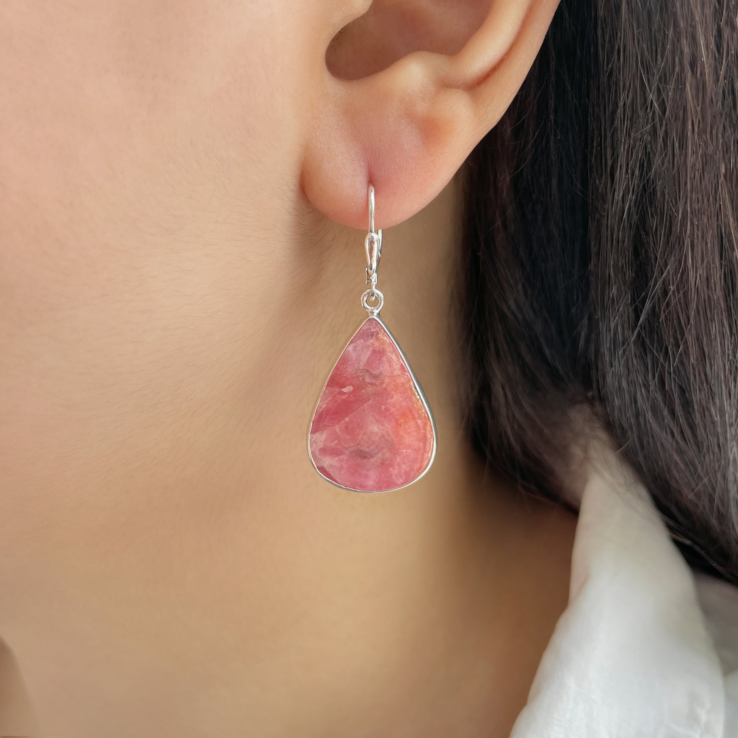 Rhodochrosite Earring-(RDC-E-209.)