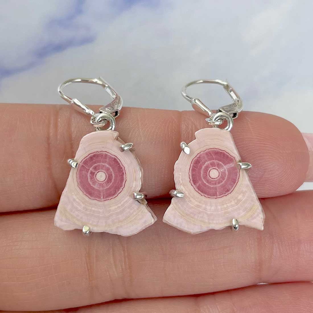Rhodochrosite Stalactite Earring-(RDC-E-21.)