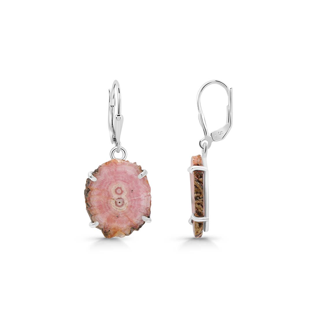 Rhodochrosite Stalactite Earring-(RDC-E-23.)