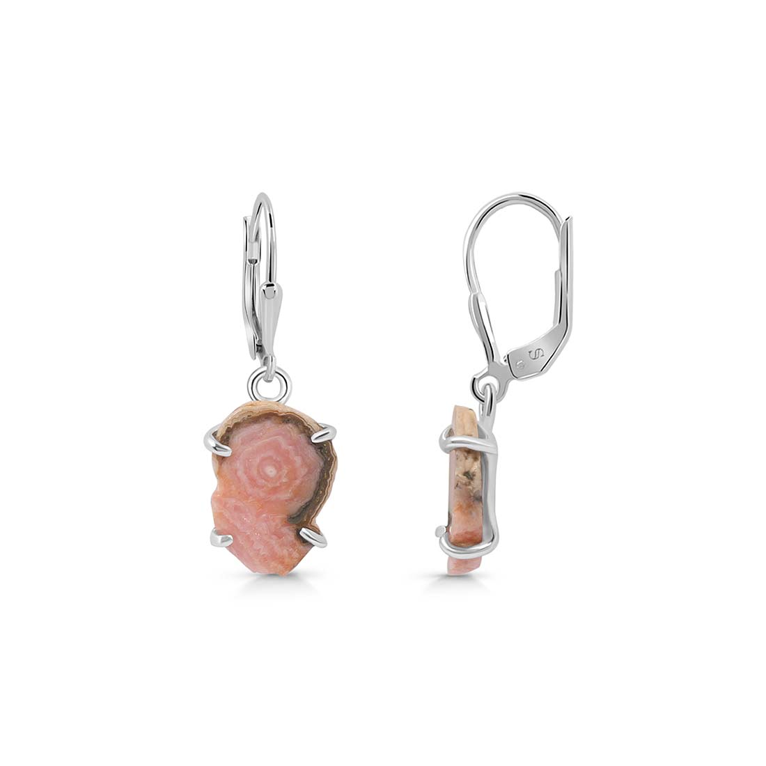 Rhodochrosite Stalactite Earring-(RDC-E-24.)