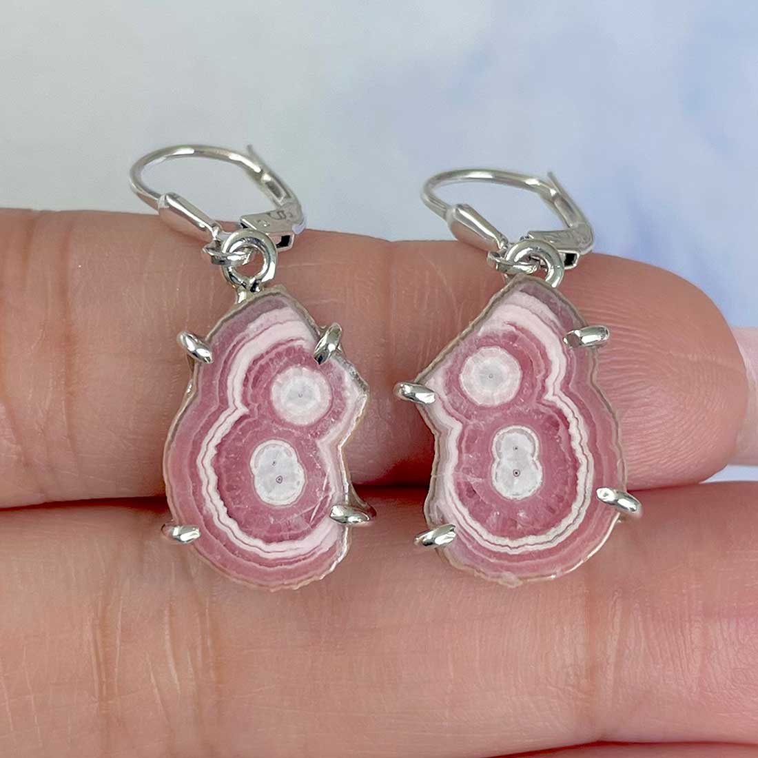Rhodochrosite Stalactite Earring-(RDC-E-25.)