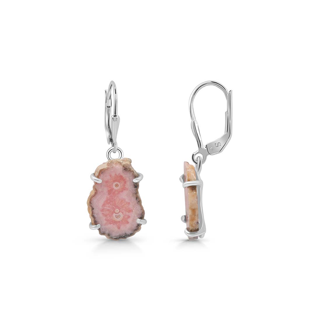 Rhodochrosite Stalactite Earring-(RDC-E-26.)