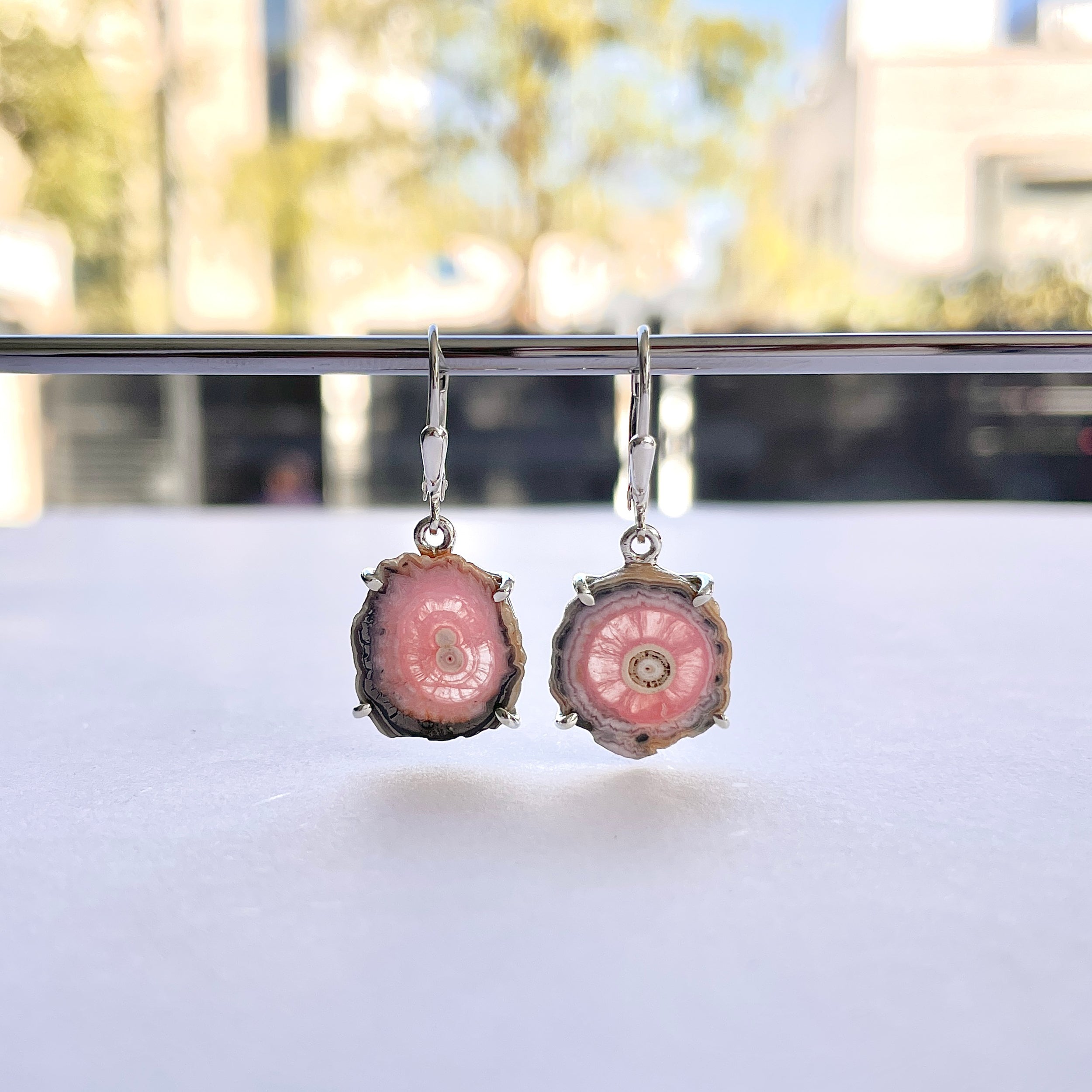 Rhodochrosite Stalactite Earring-(RDC-E-271.)