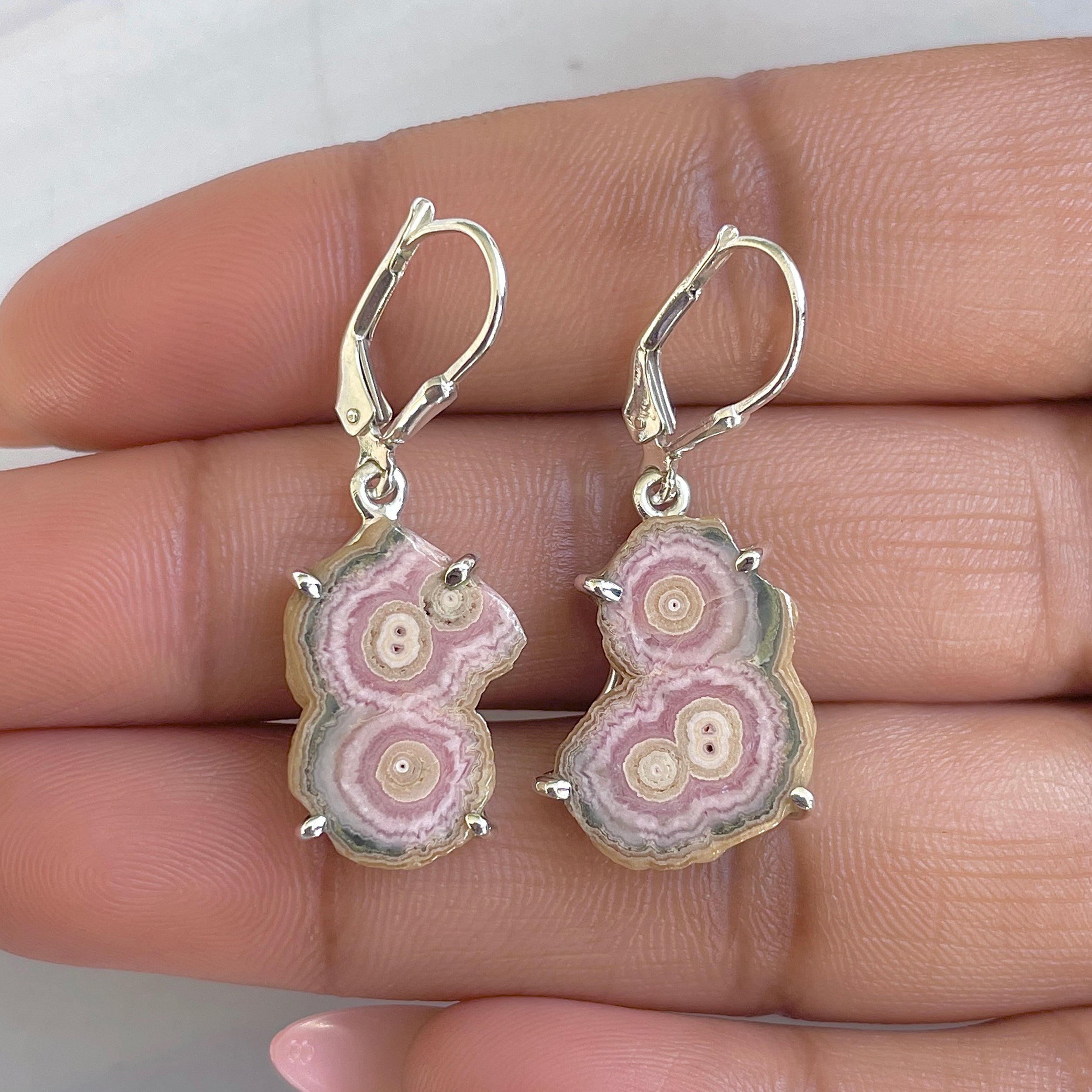 Rhodochrosite Stalactite Earring-(RDC-E-272.)