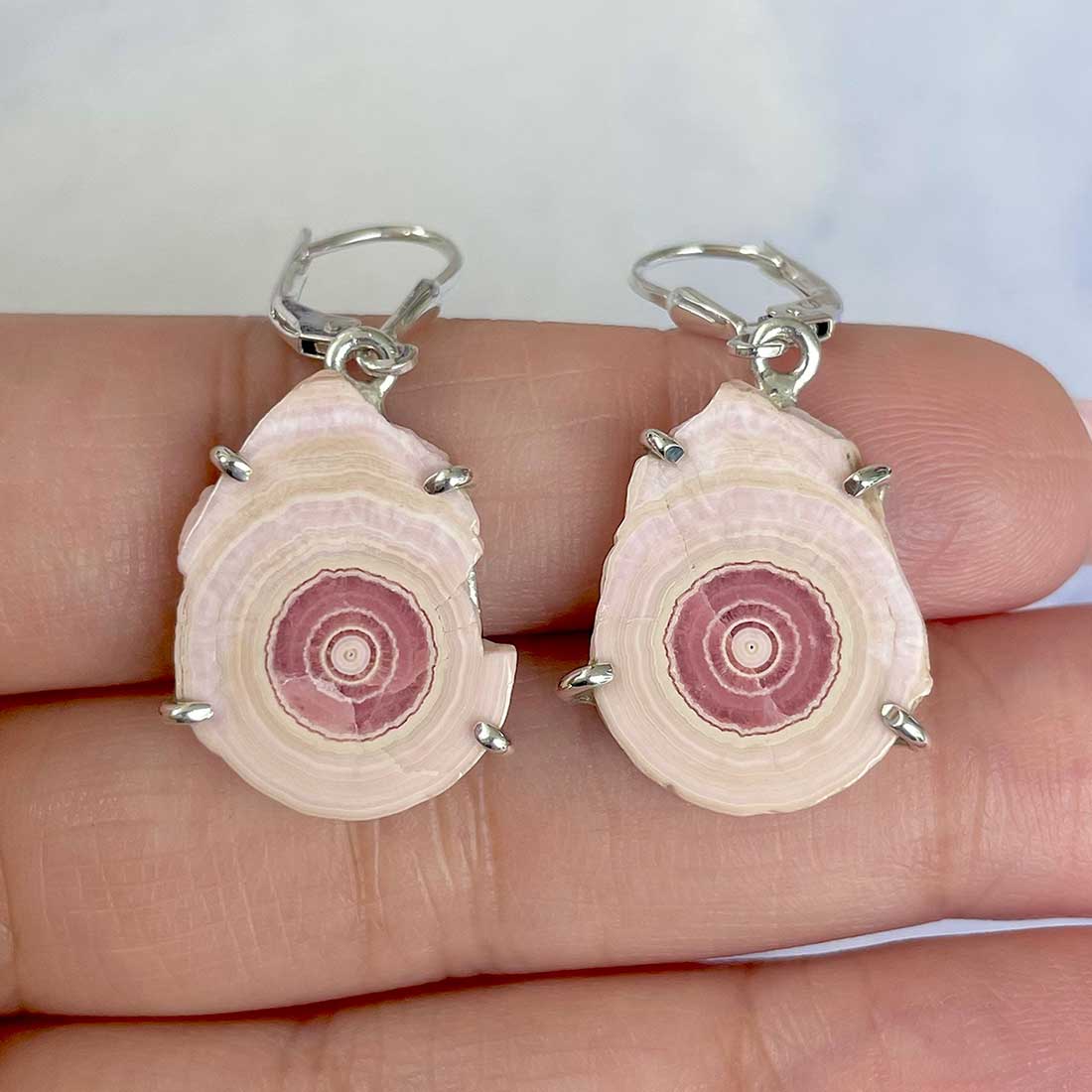 Rhodochrosite Stalactite Earring-(RDC-E-28.)
