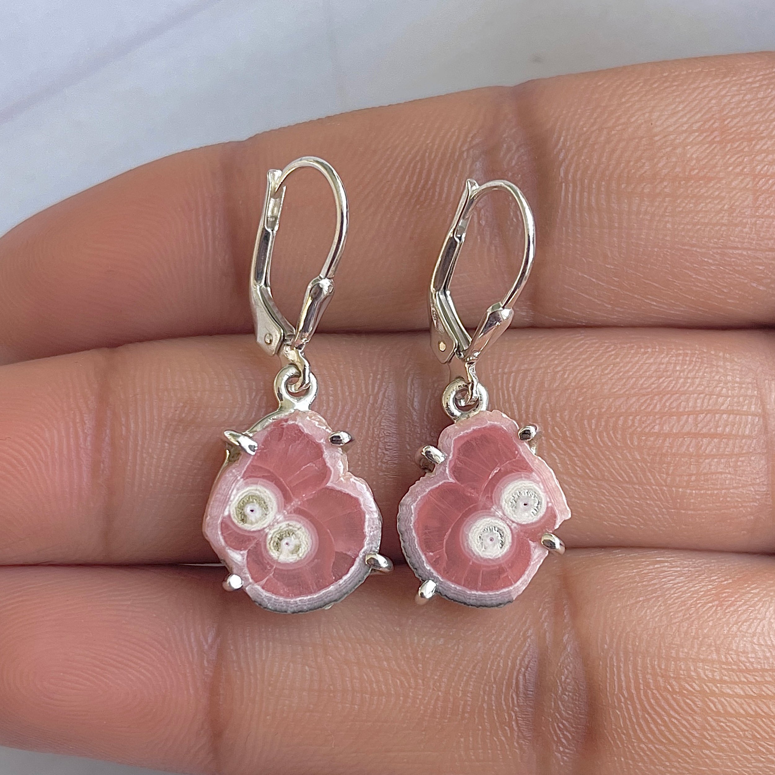 Rhodochrosite Stalactite Earring-(RDC-E-287.)