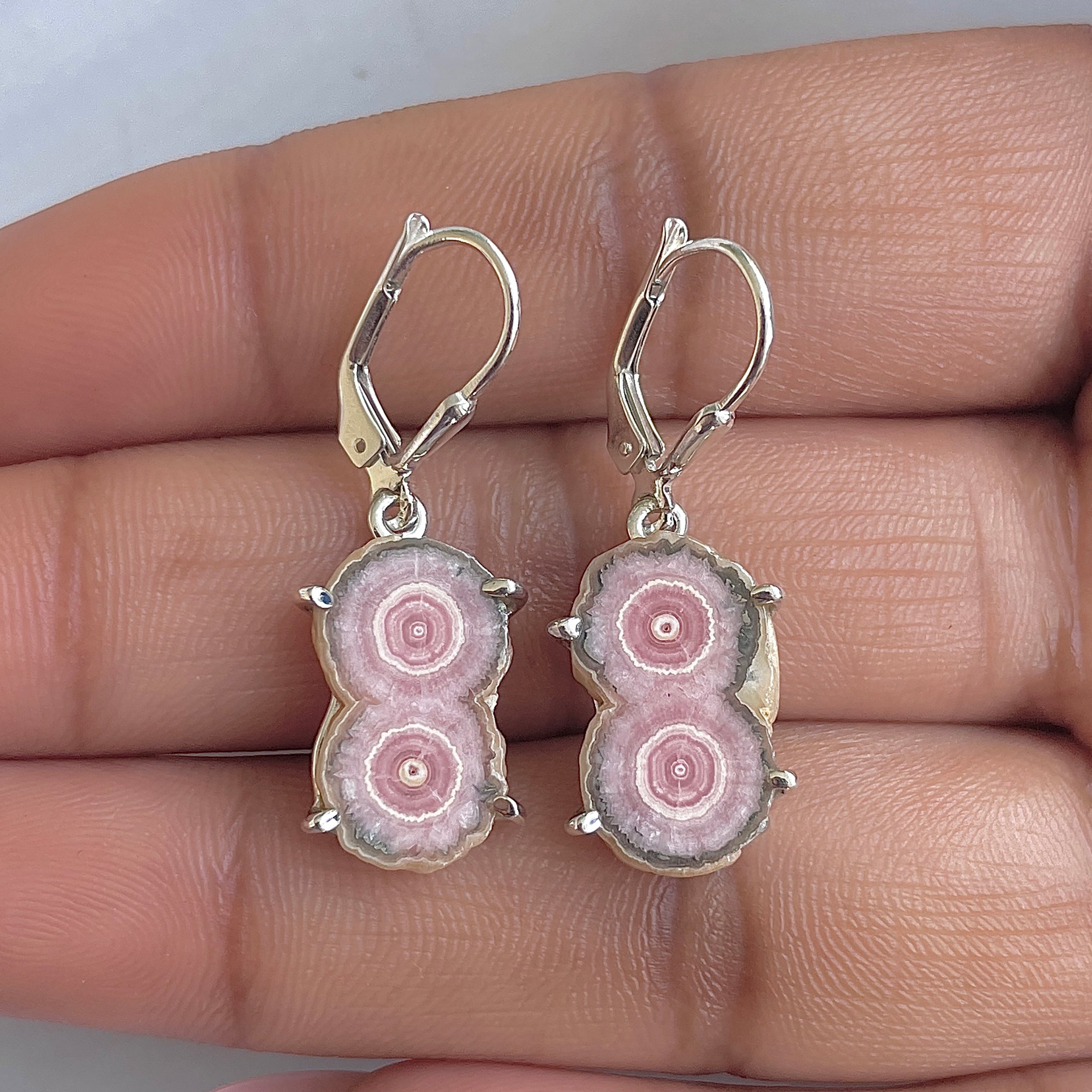 Rhodochrosite Stalactite Earring-(RDC-E-288.)