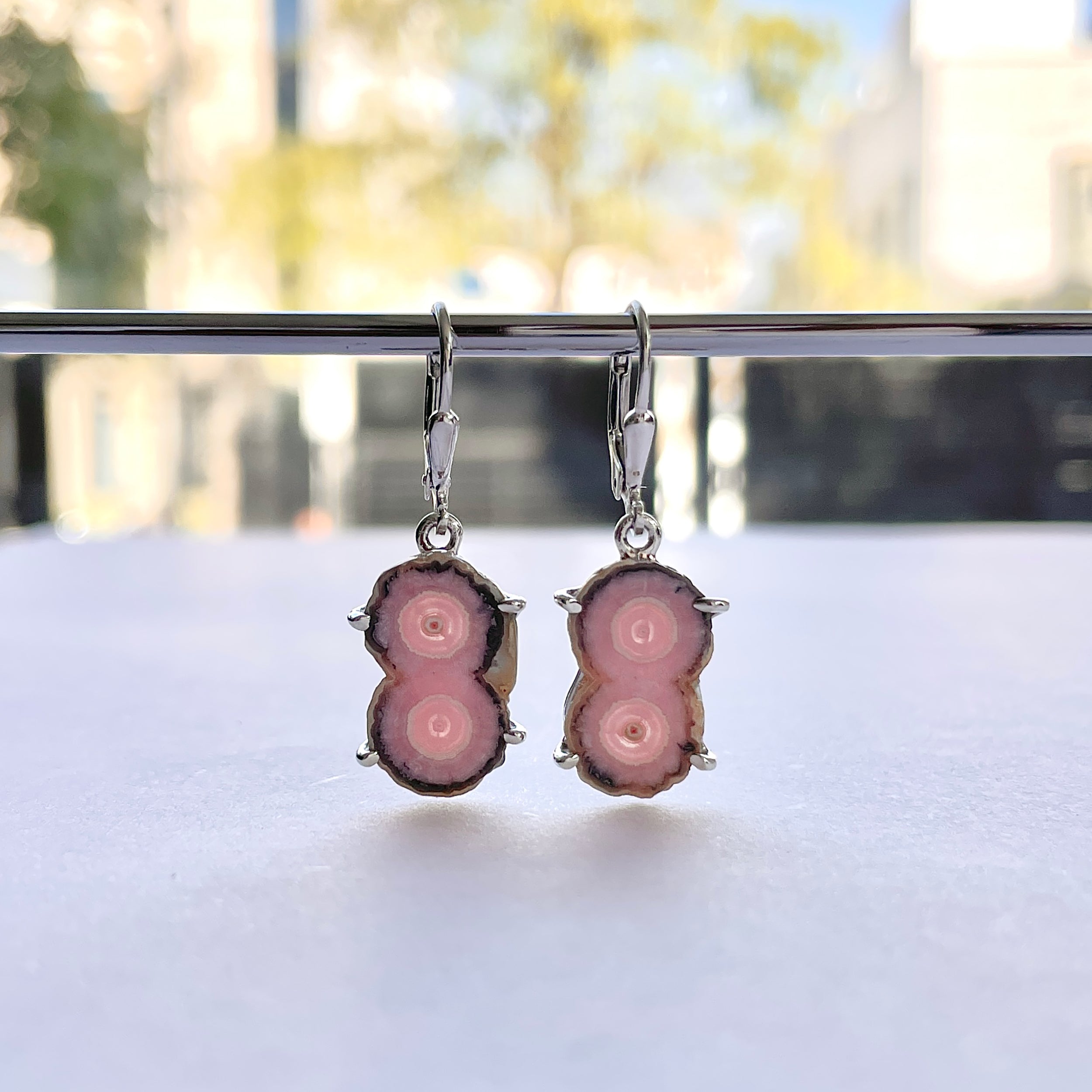Rhodochrosite Stalactite Earring-(RDC-E-288.)