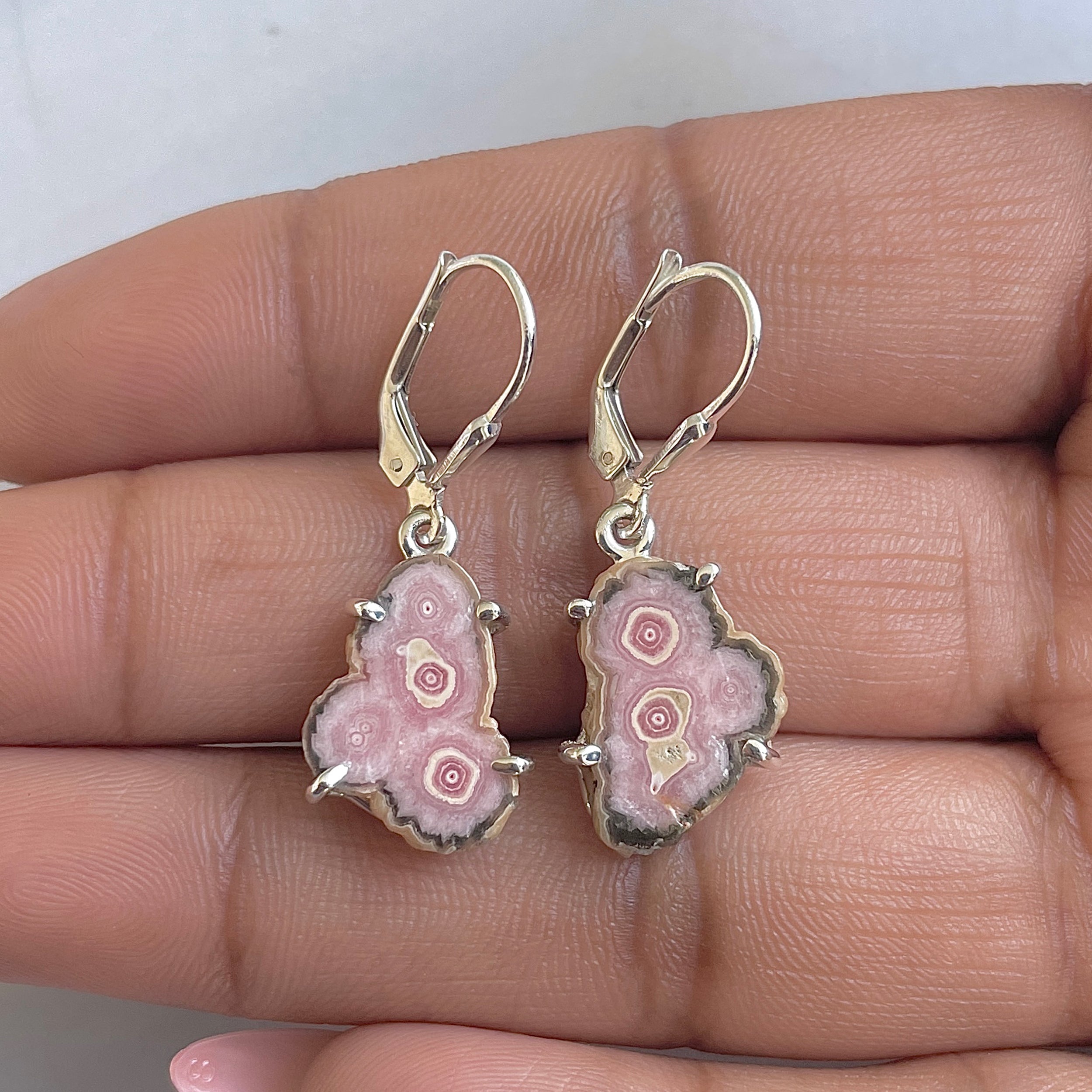 Rhodochrosite Stalactite Earring-(RDC-E-289.)